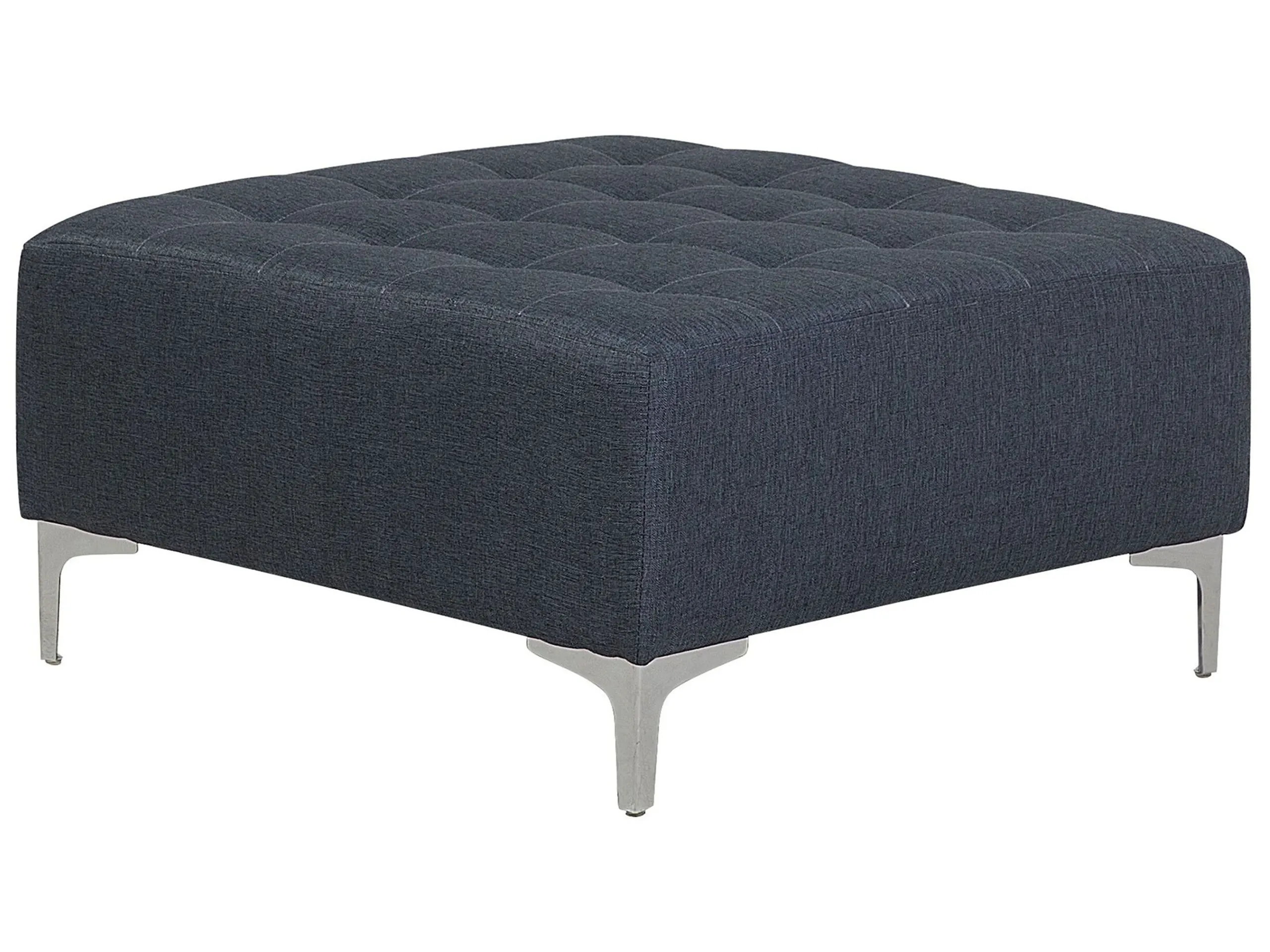 Ottoman ABERDEEN Fabric Dark Grey