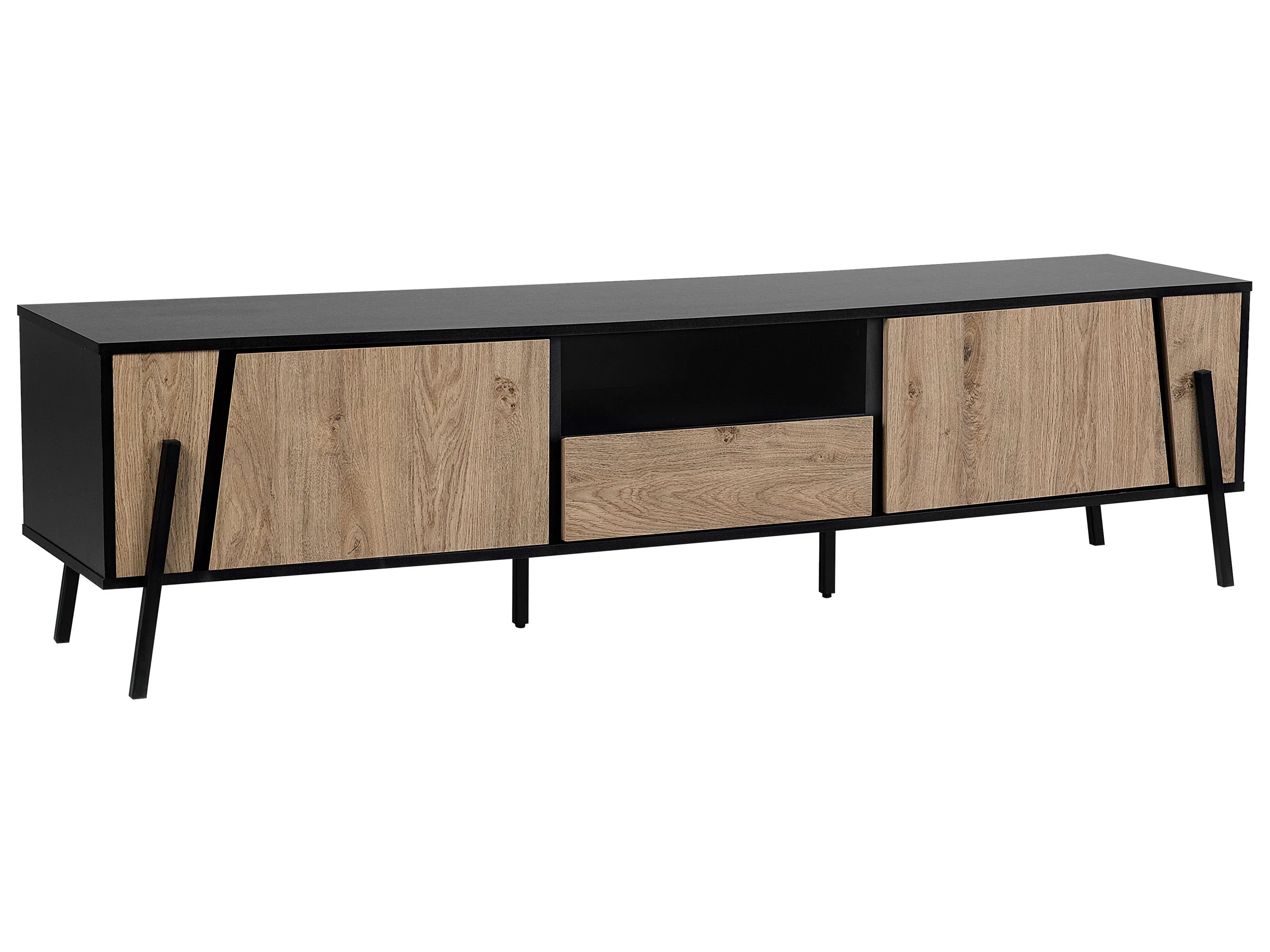 Mueble TV BLACKPOOL Marrón/Negro