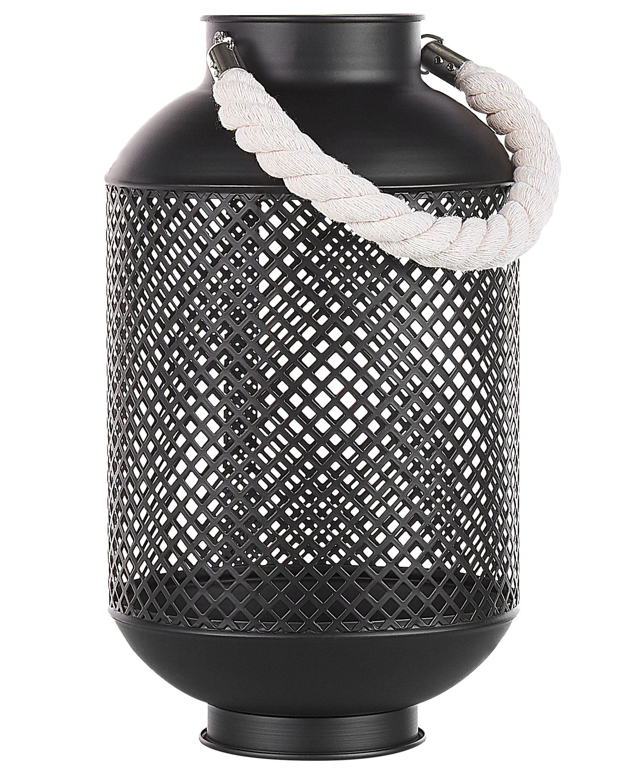 Linterna CORON Metal 34 cm Negro
