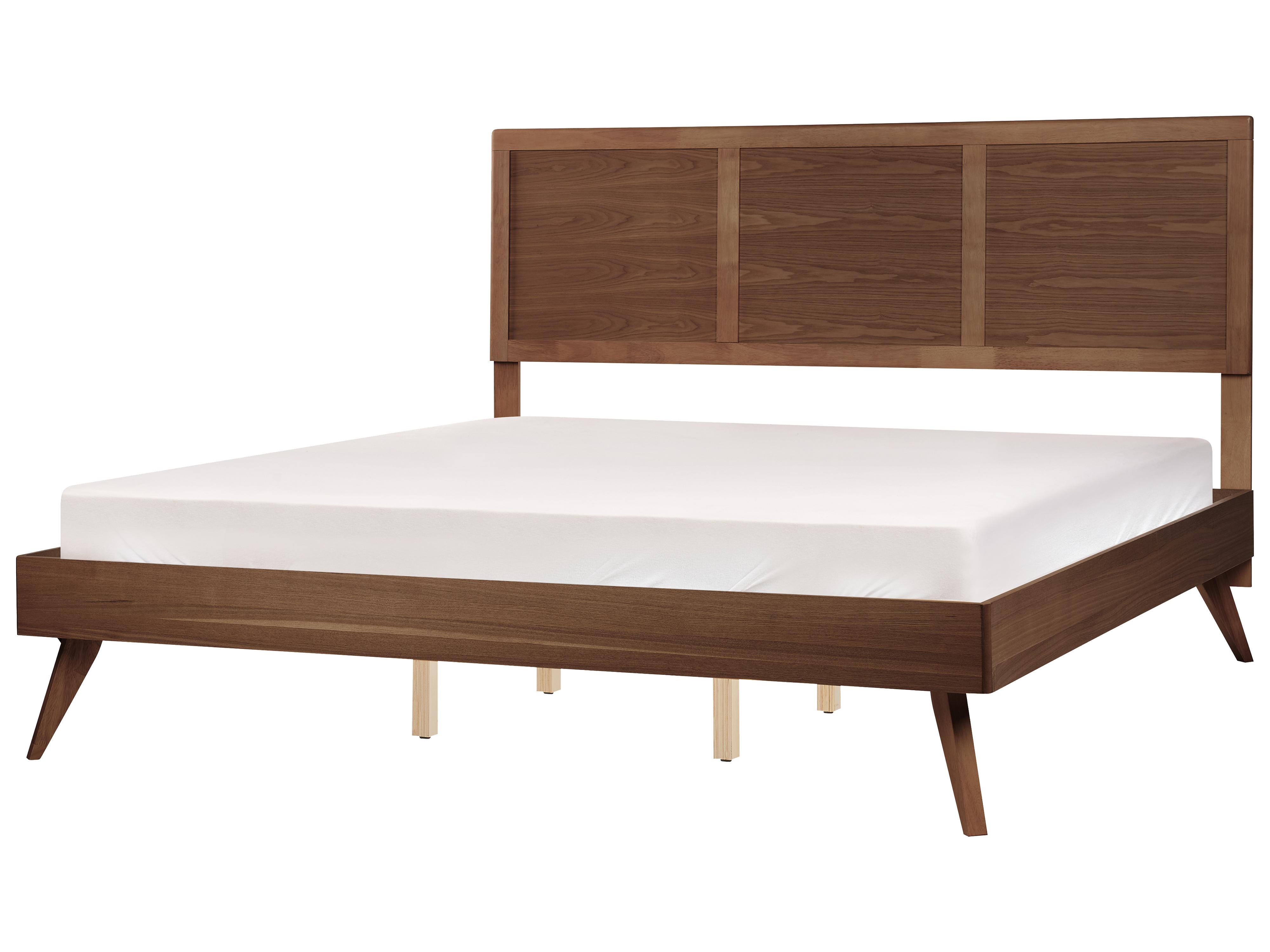 Bed ISTRES 180 x 200 cm (EU Super King) Dark Ash Wood