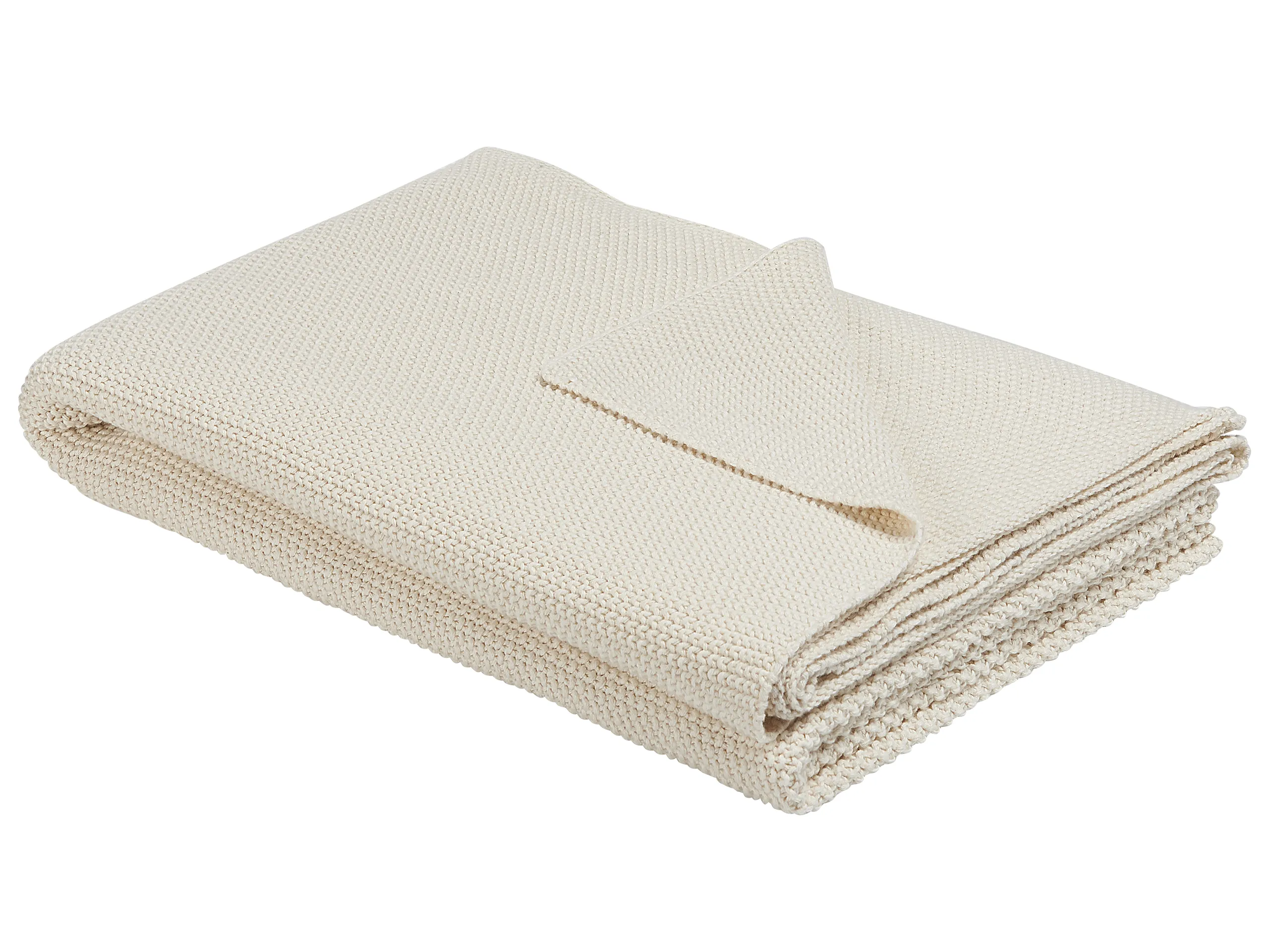 Manta ASAKA Algodón 130 x 180 cm Beige