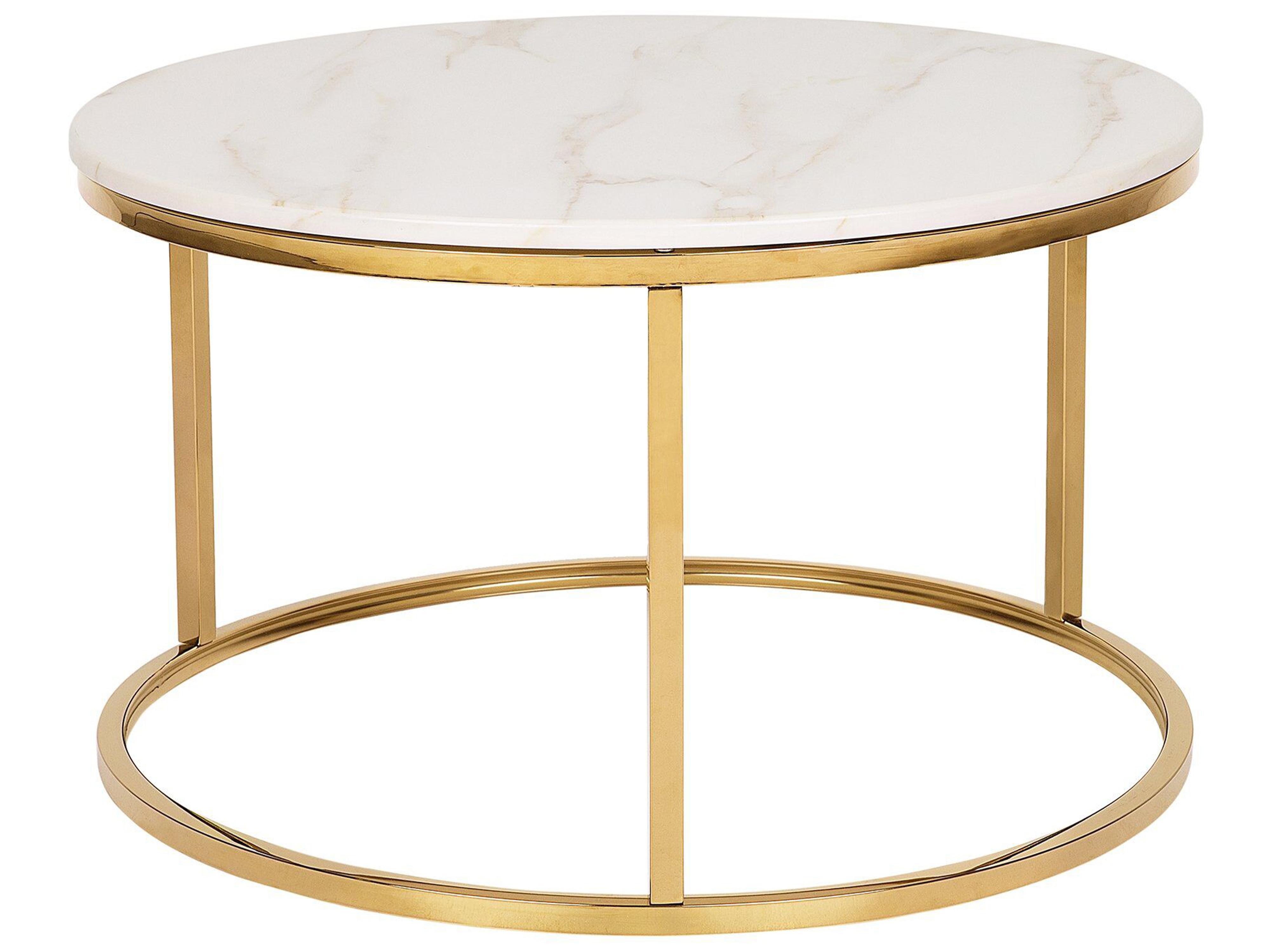 Coffee Table CORAL Marble/ Gold