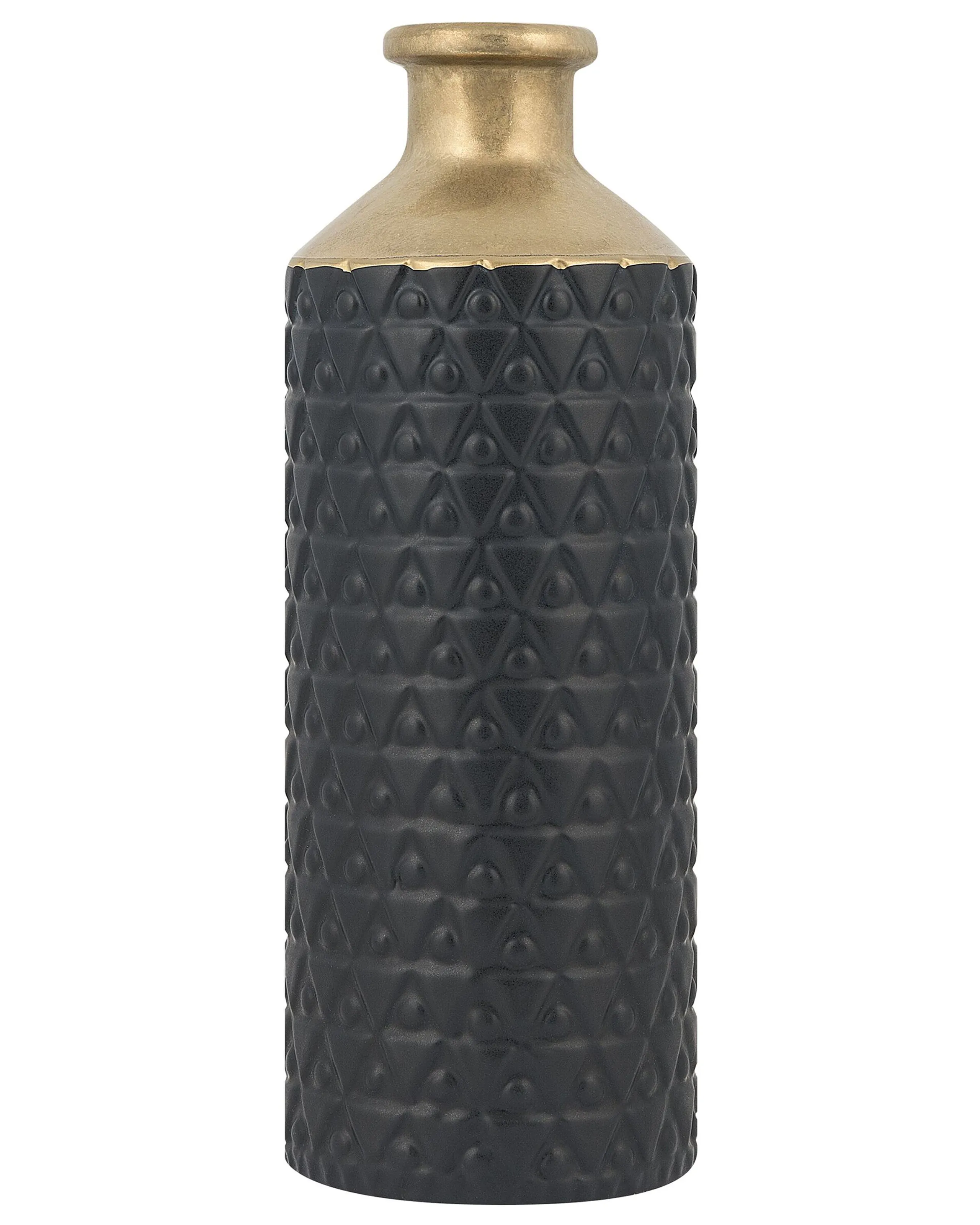 Jarrón decorativo ARSIN Gres 39 cm Negro