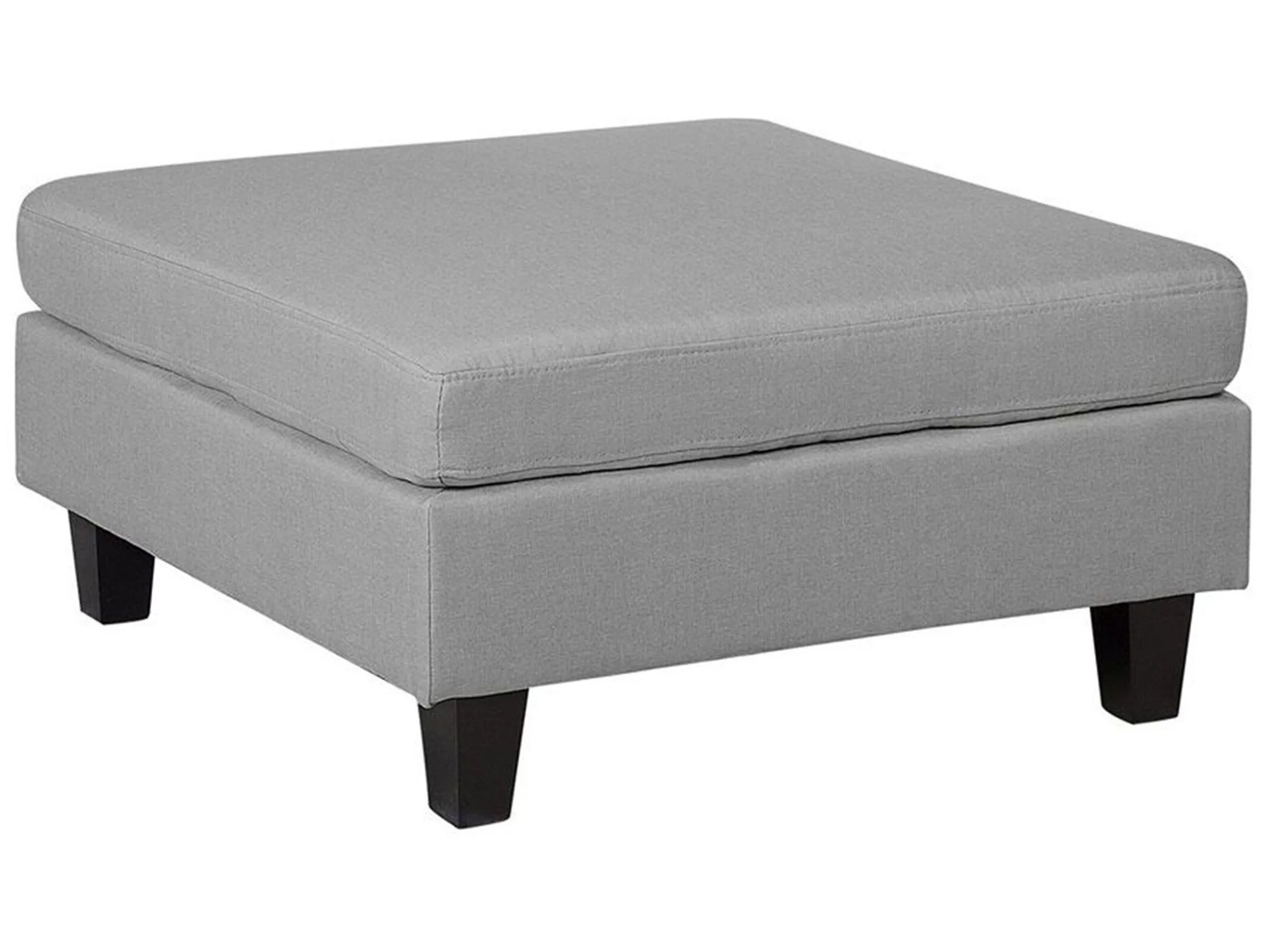 Ottoman FEVIK Fabric Light Grey