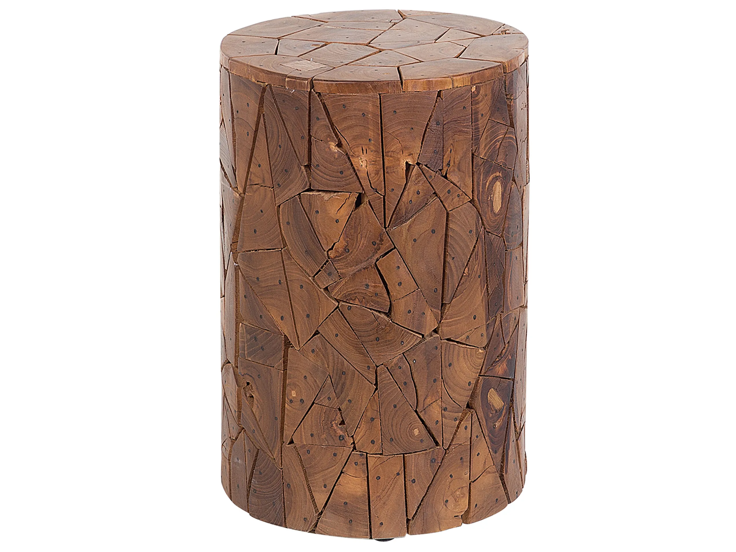 Mesa auxiliar DAWSON Madera de teca Marrón