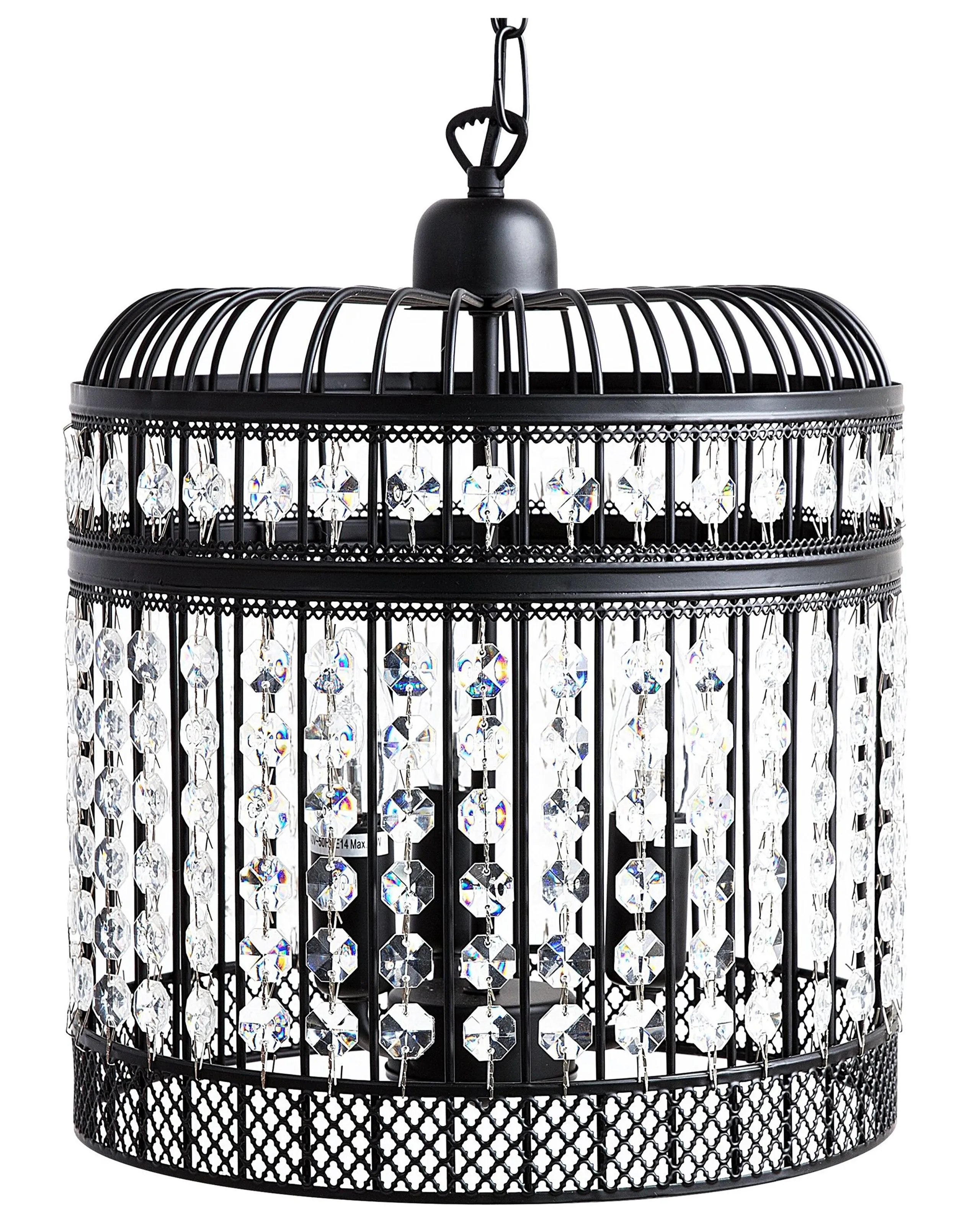 Lámpara colgante CELON Metal Negro