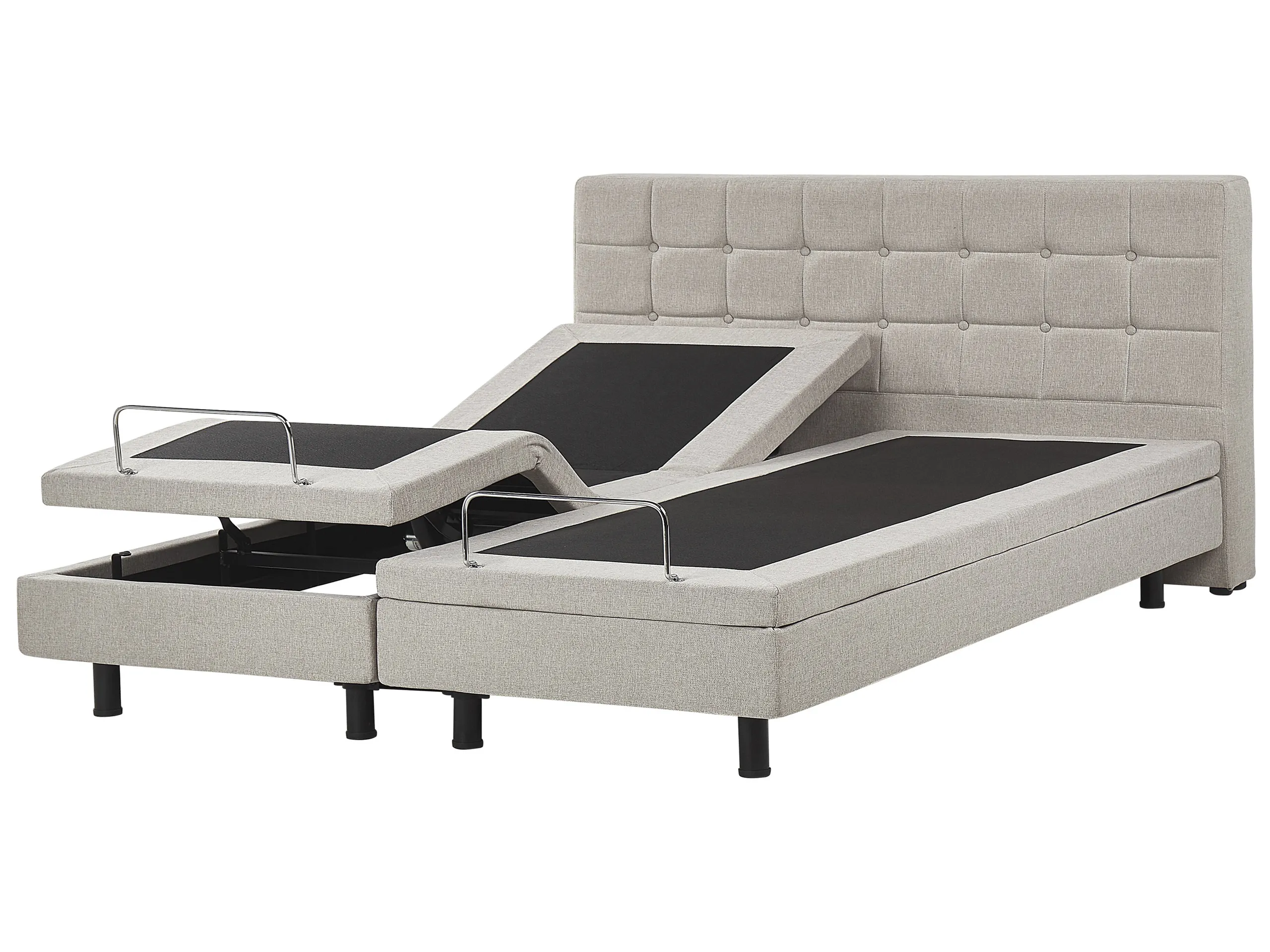 Adjustable Bed Fabric DUKE 180 x 200 cm (EU Super King) Beige