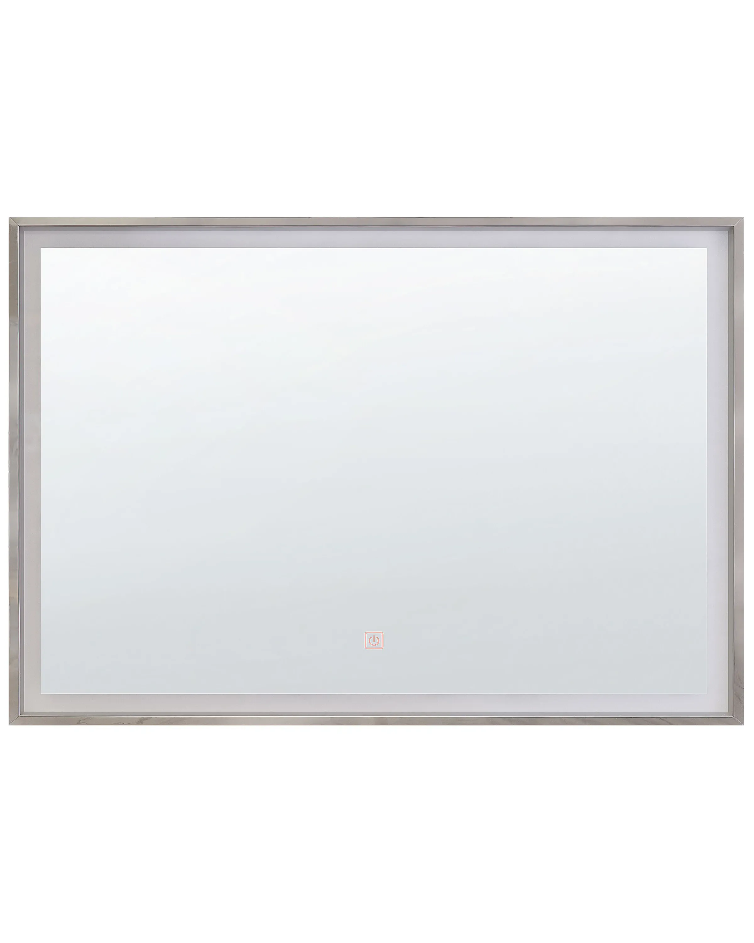 LED Bathroom Mirror ARGENS 80 cm 60 cm Silver