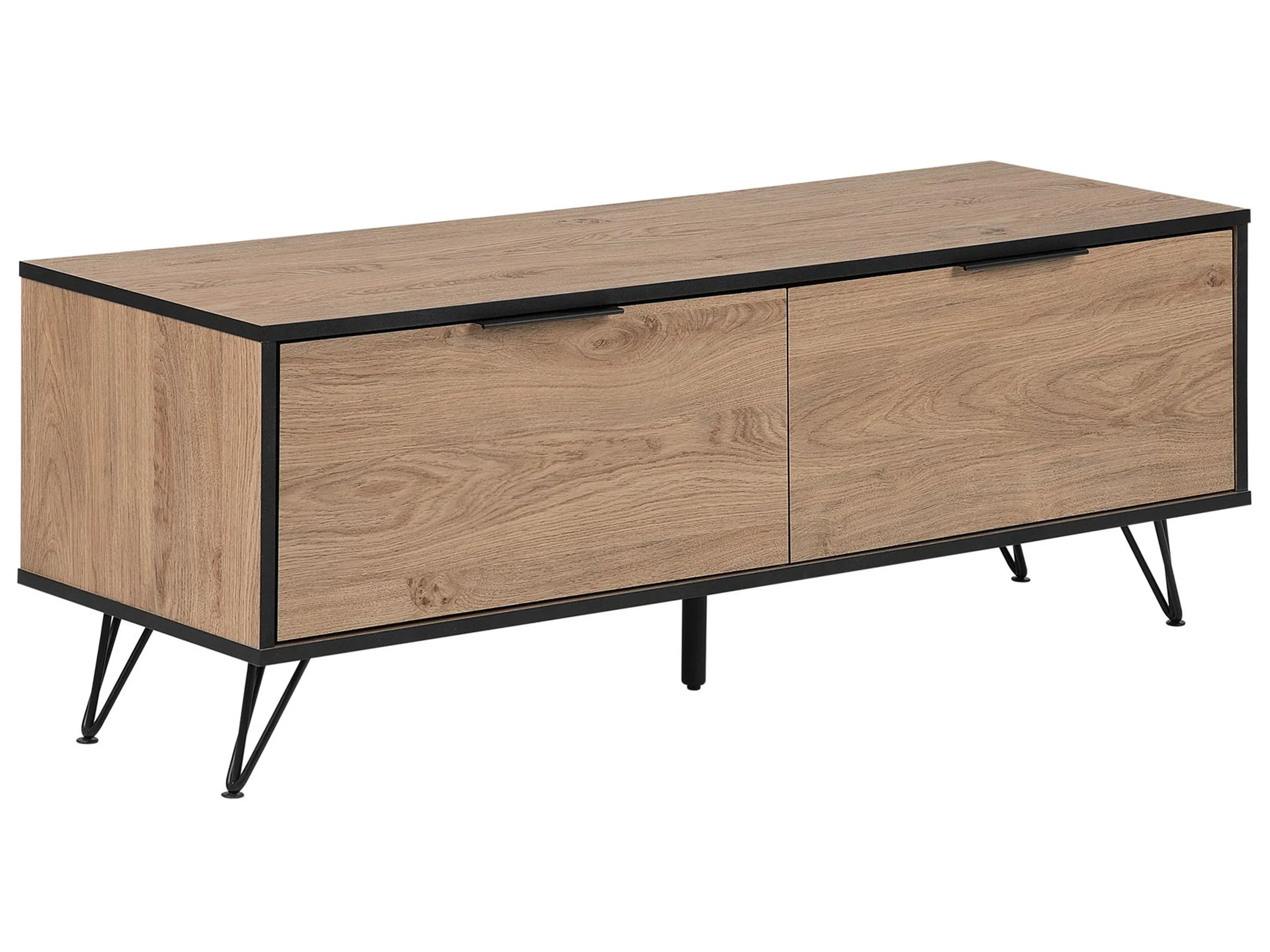 Mueble TV HALSTON Marrón/Negro