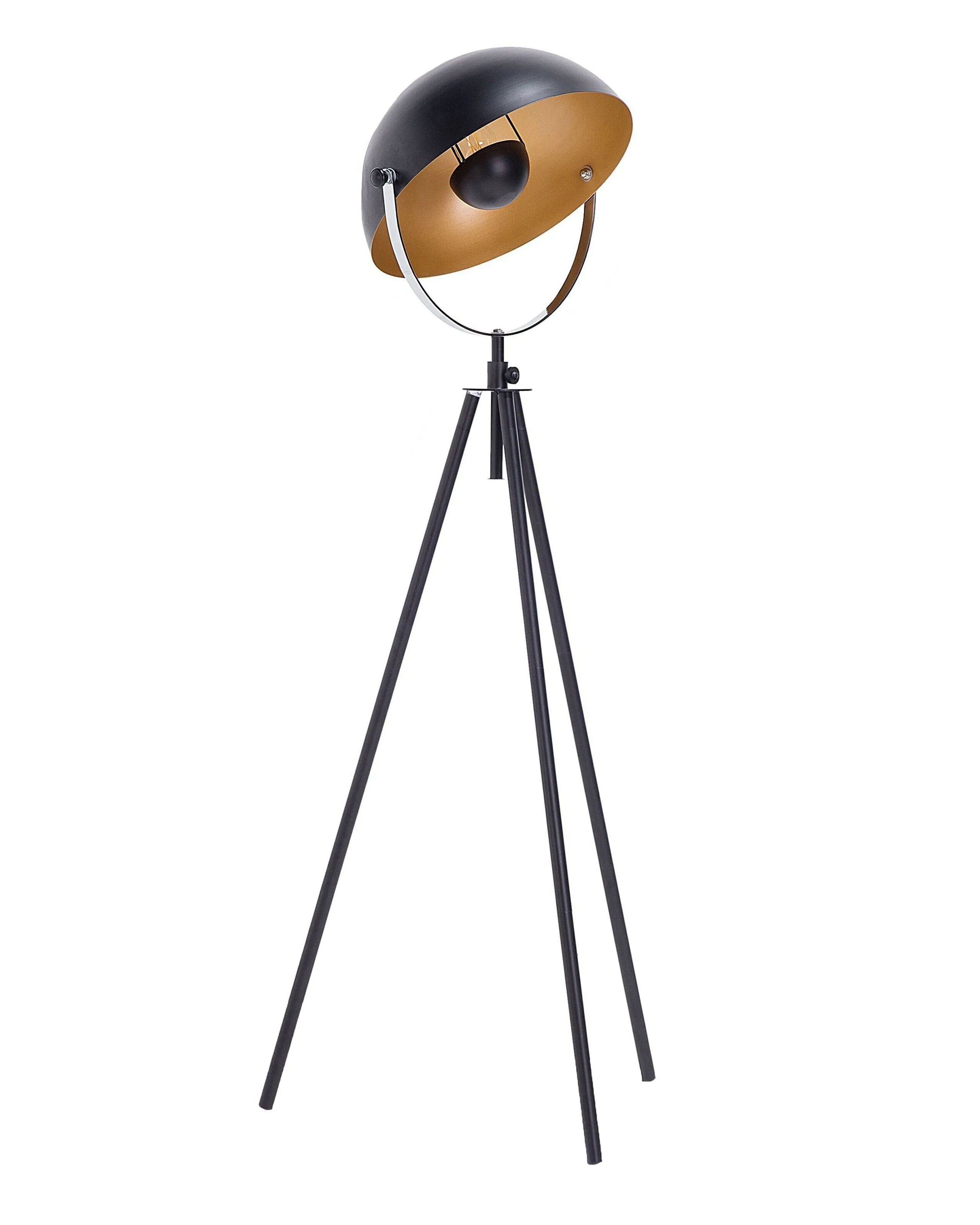 Lámpara de pie THAMES Metal Negro