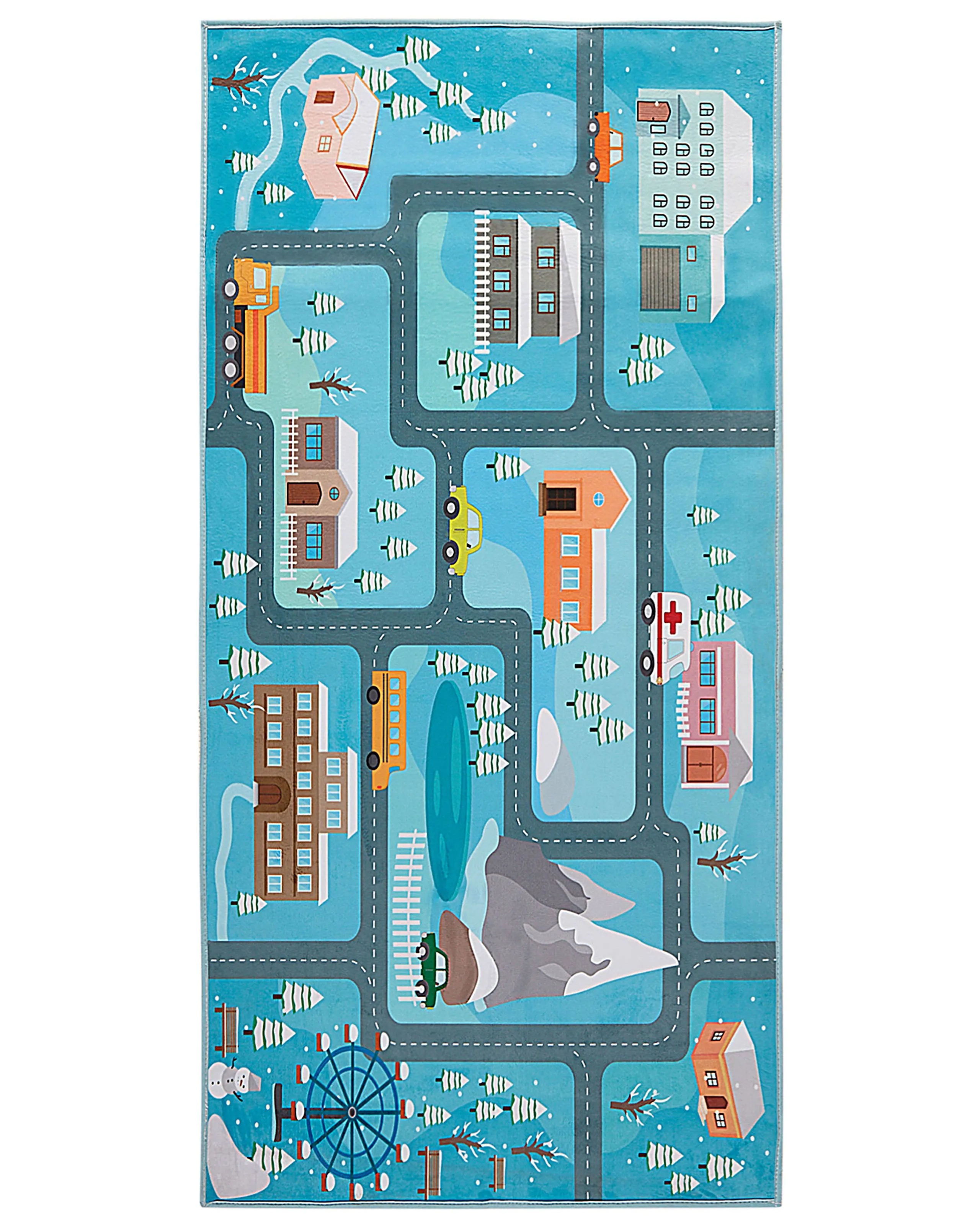 Kids Rug KIGI Blue 80 x 150 cm