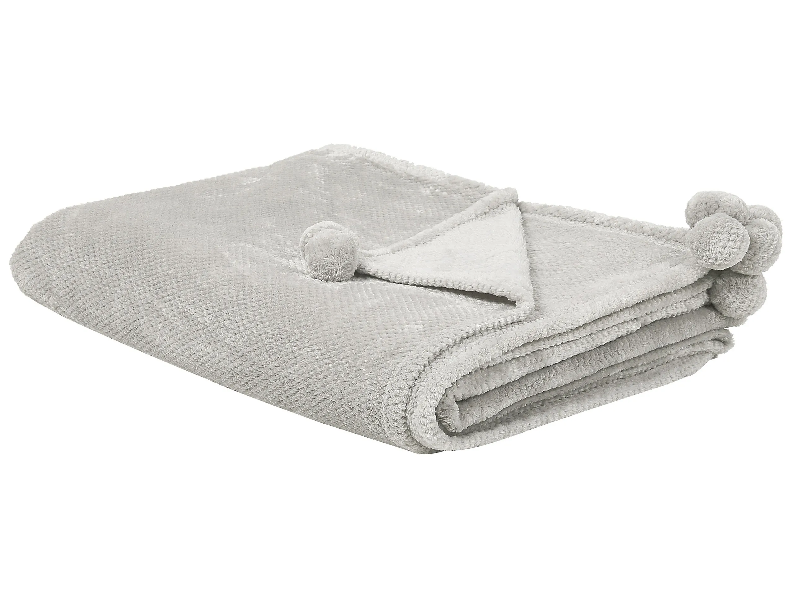 Manta SAITLER 200 x 220 cm Gris claro