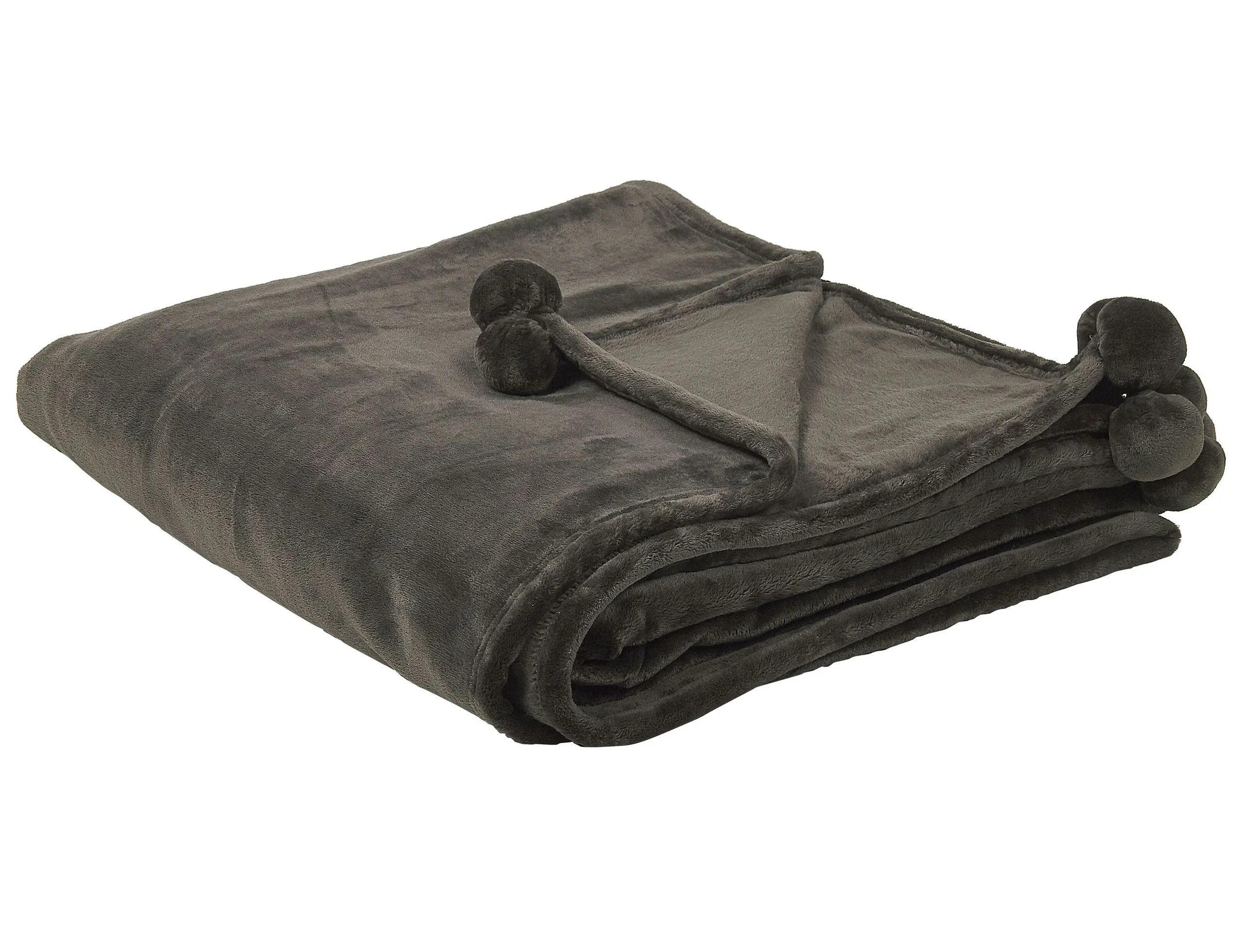 Manta TERKE 200 x 220 cm Gris oscuro