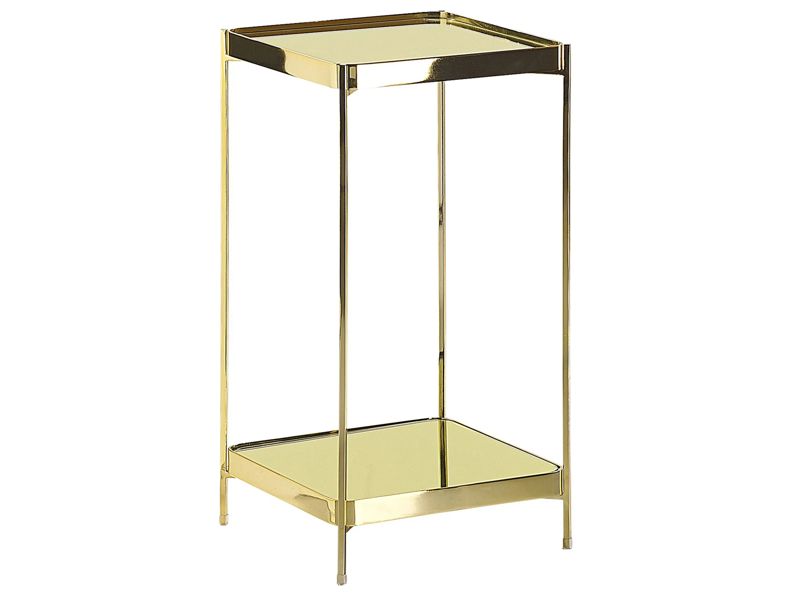 Mesa auxiliar ALSEA Vidrio templado Dorado