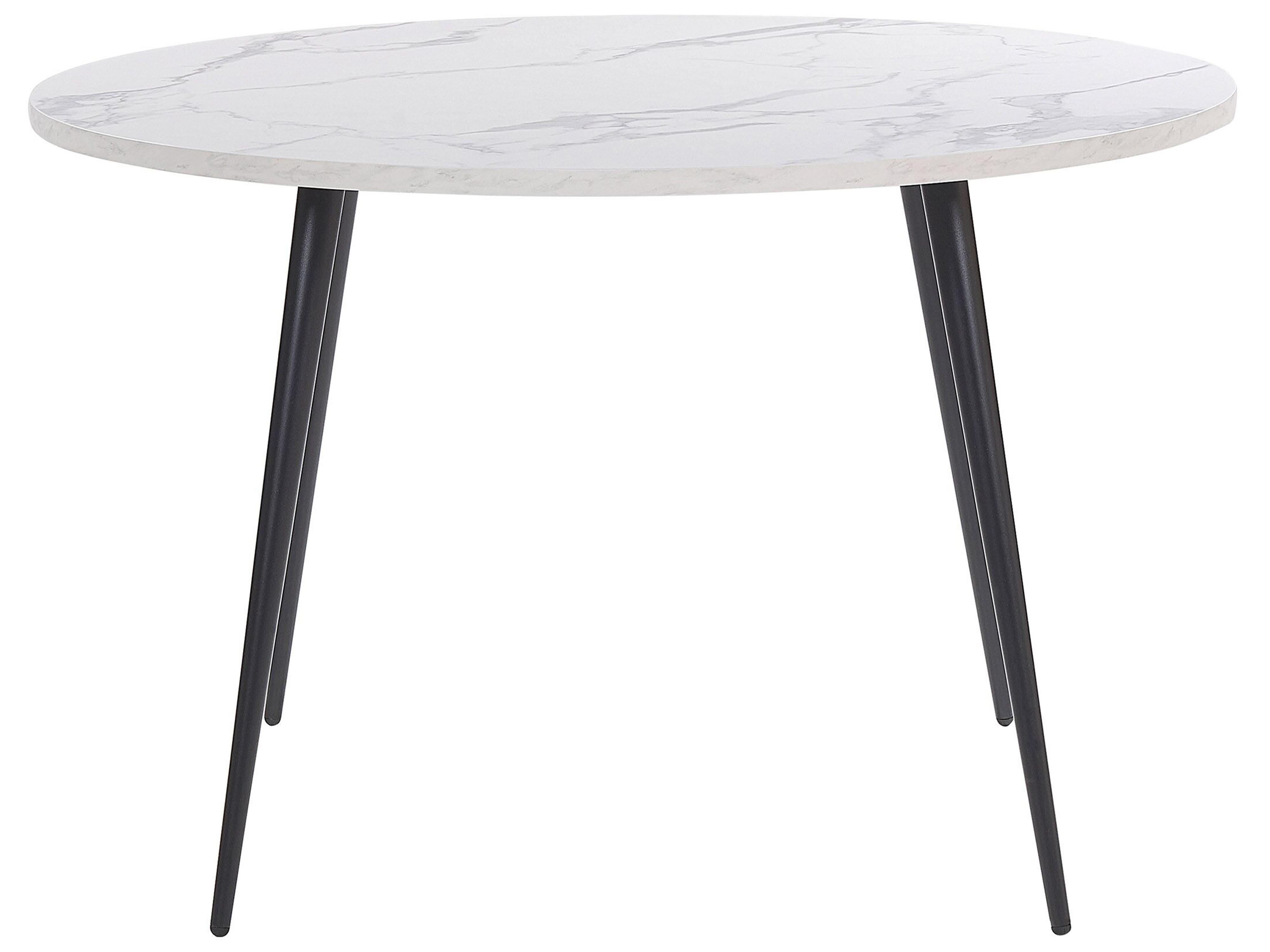 Mesa de comedor ODEON Mármol blanco 120 cm 120 cm