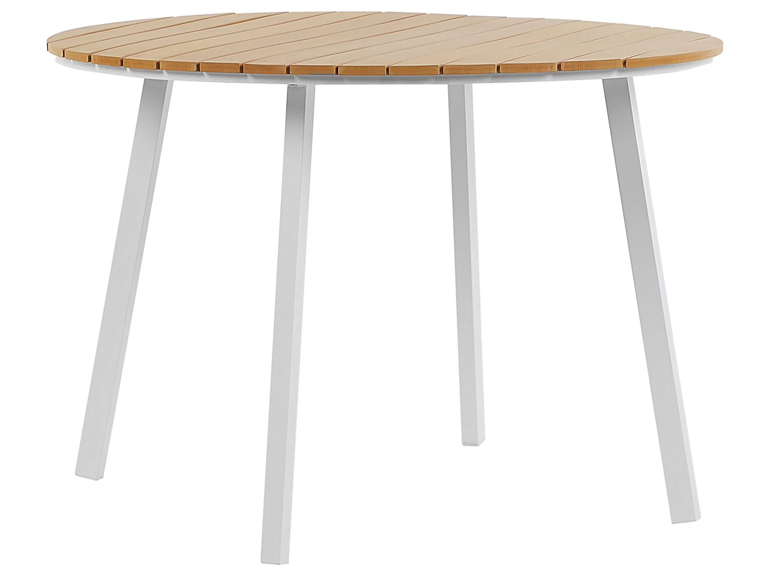 Mesa de jardín CAVOLI 105 cm 105 cm Marrón