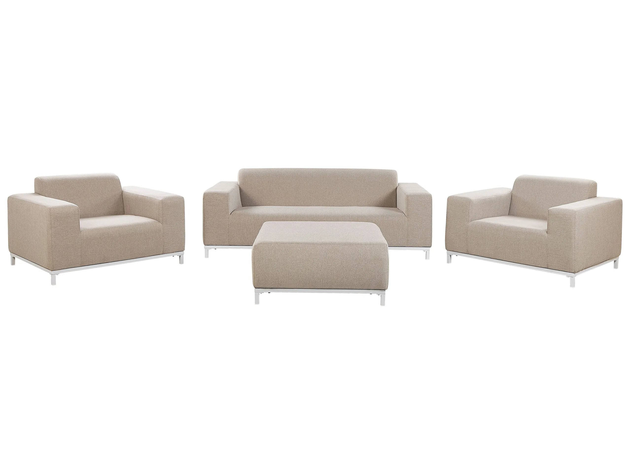Conjunto de jardín con mesa 5 plazas ROVIGO Beige
