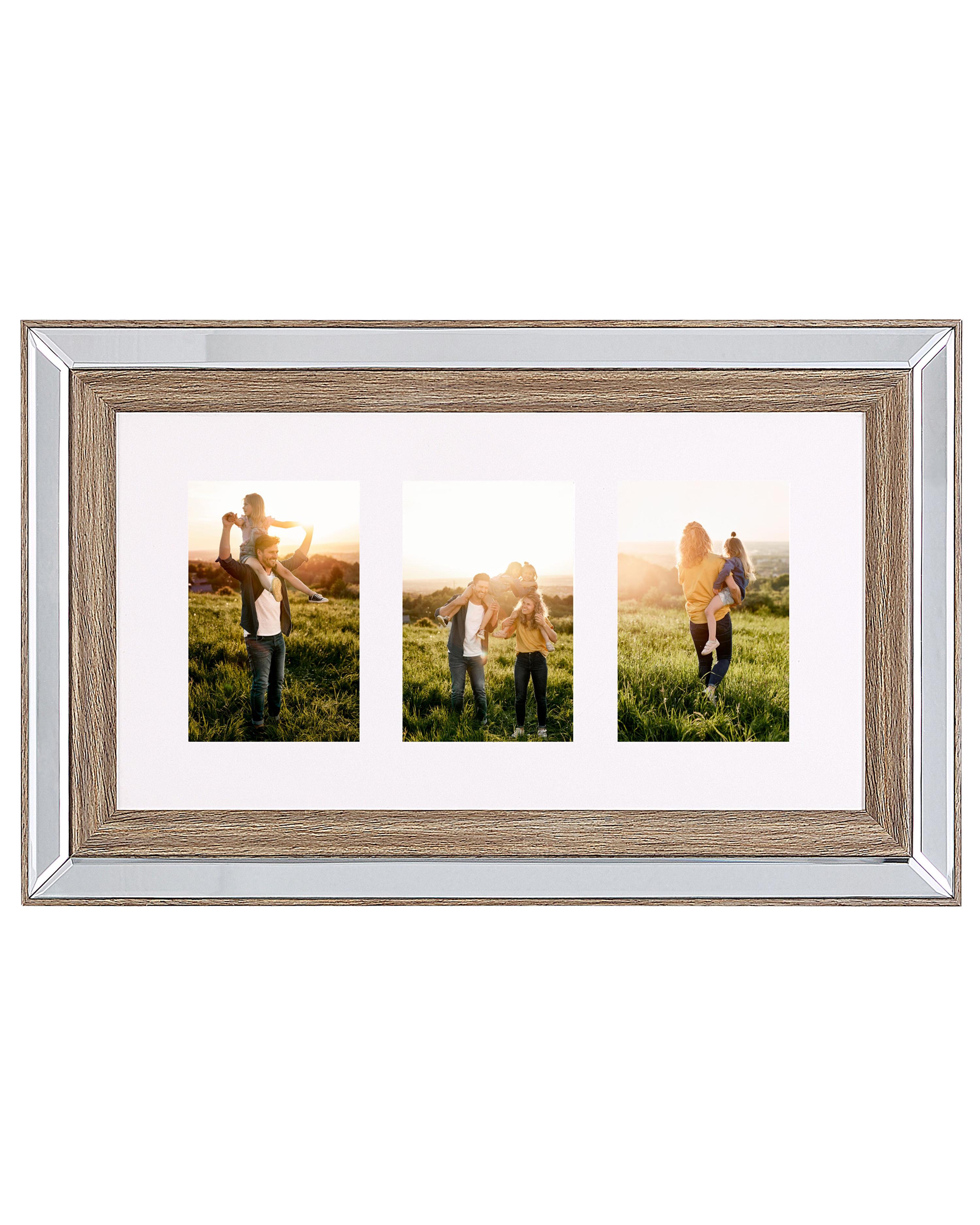 Frame for 3 Photos SINTA Silver