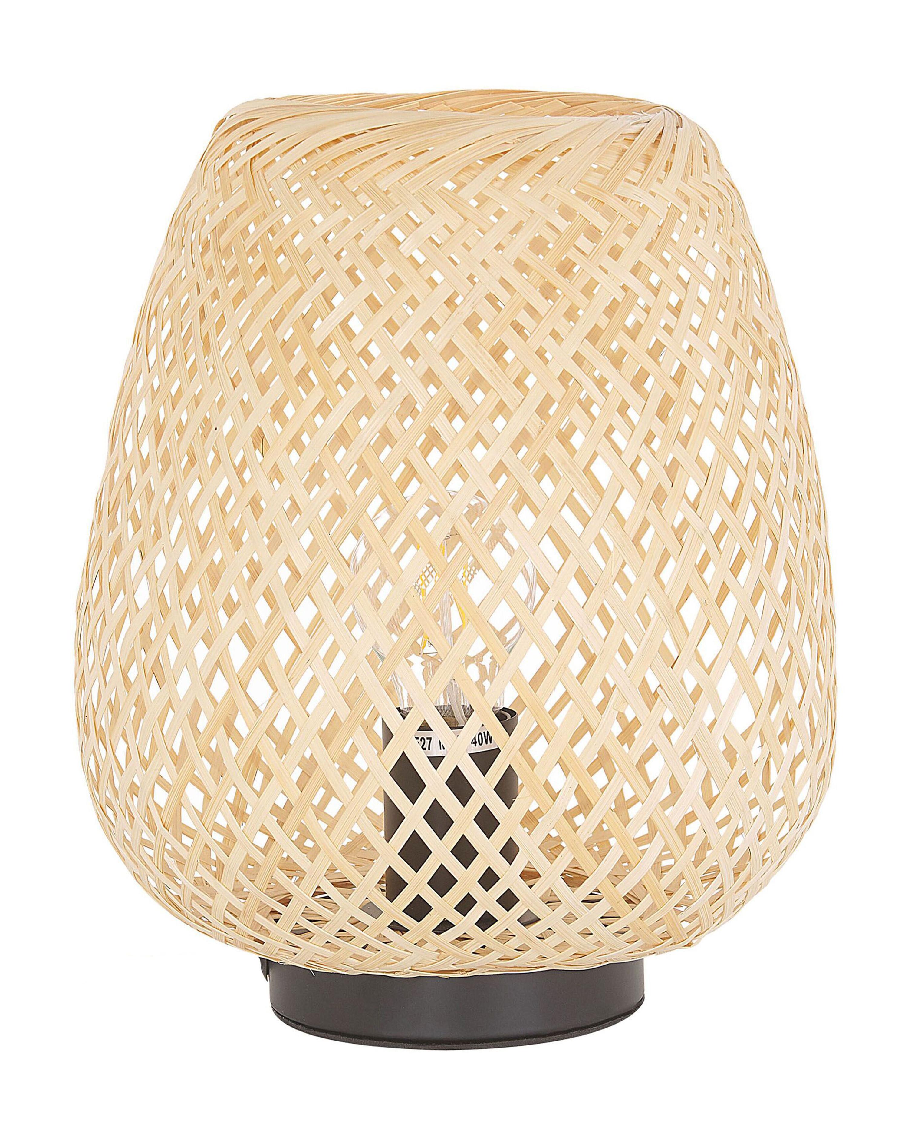 Lámpara de mesa BOMU Bambú Marrón claro