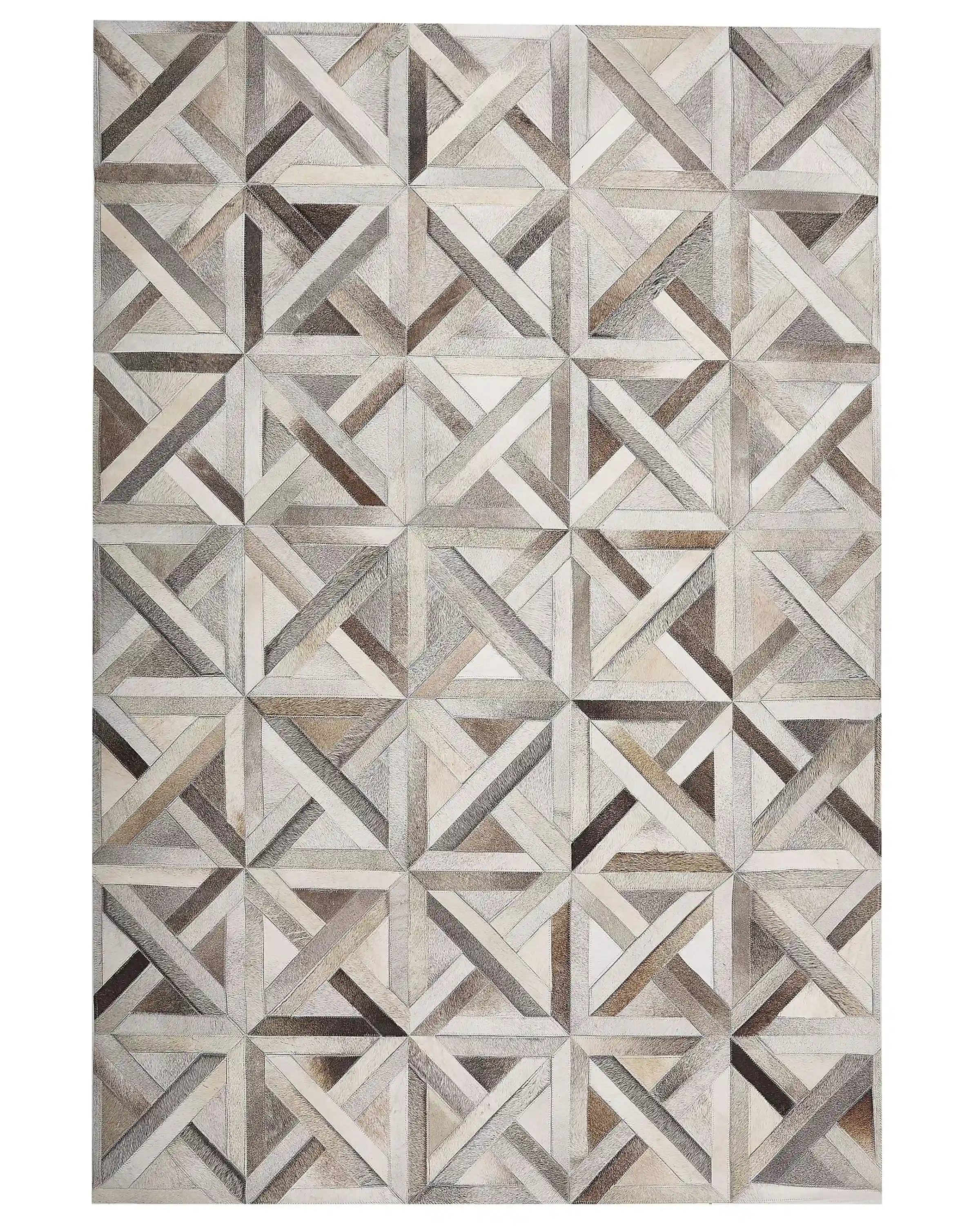Rug TAYTAN Beige 140 x 200 cm Leather