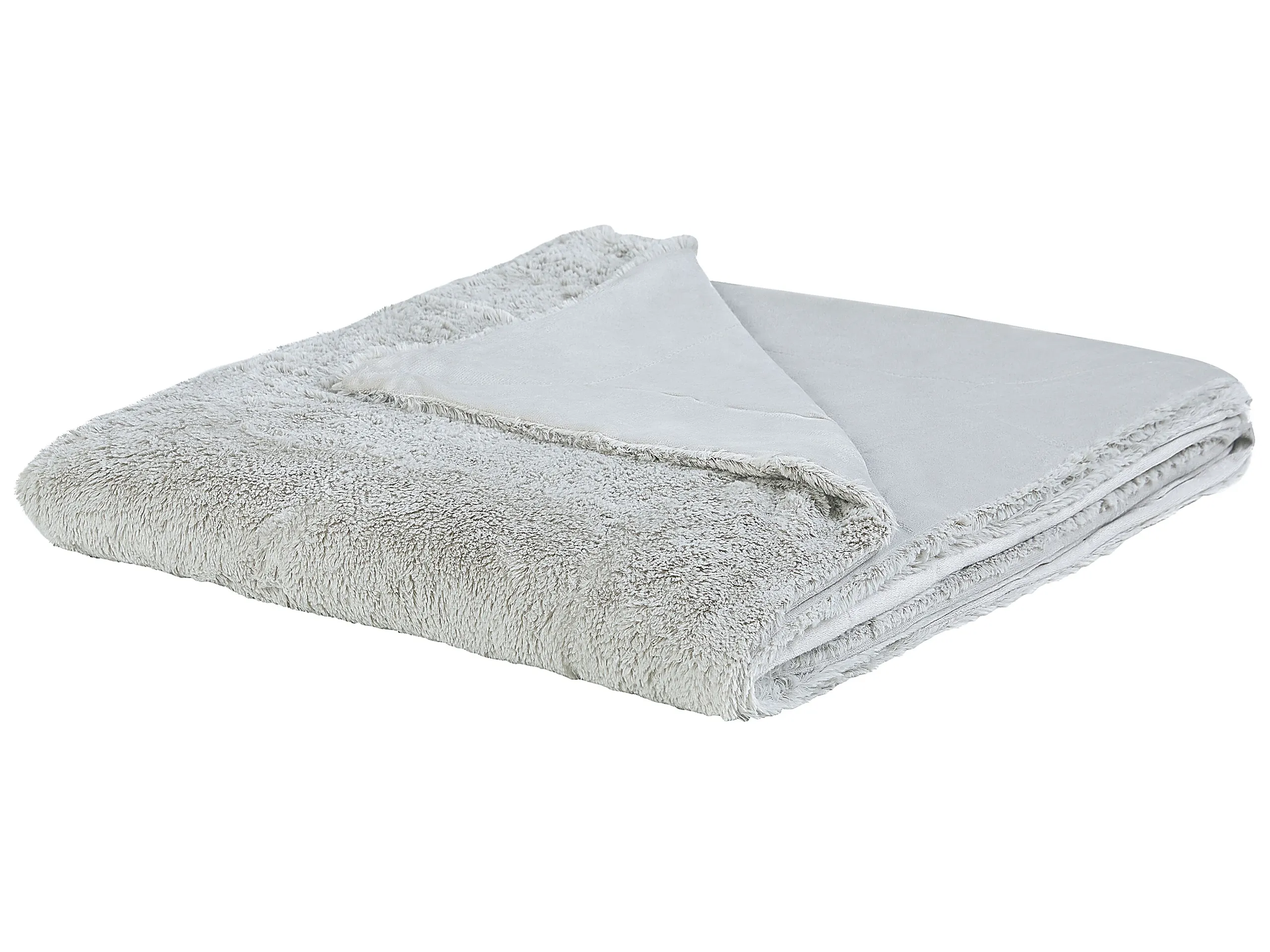 Manta GELIK 180 x 200 cm Gris claro