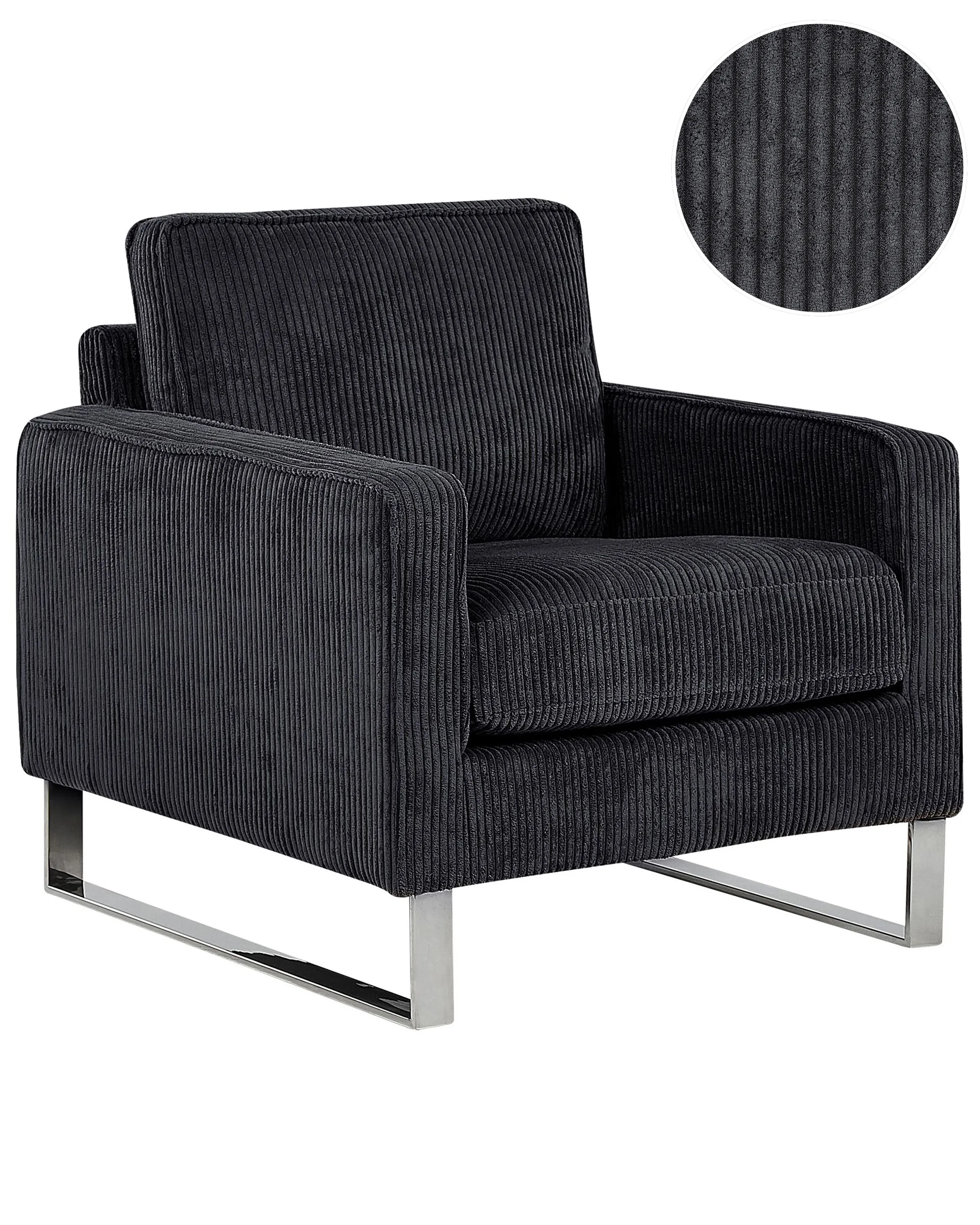 Armchair VIND Corduroy Black