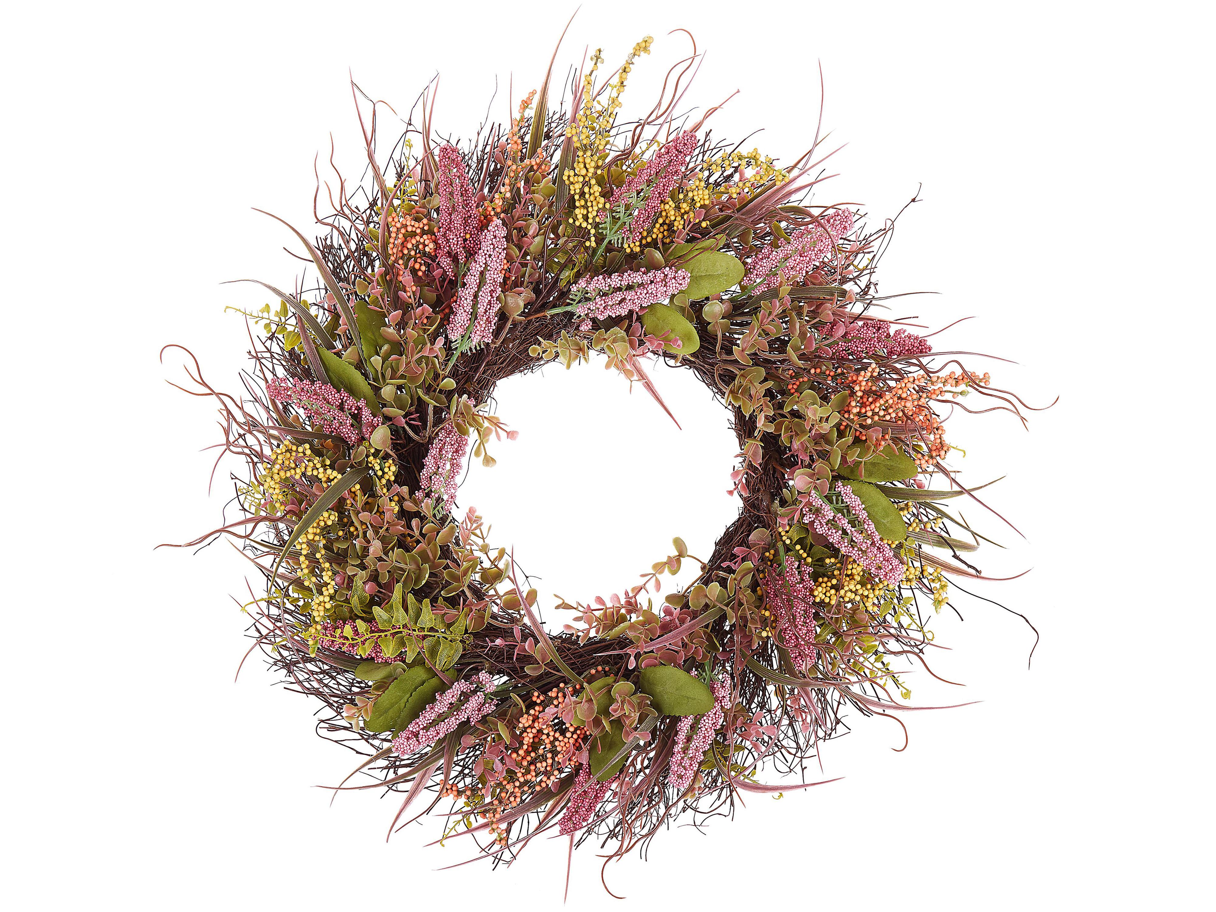 Corona decorativa GUANCHA 50 cm Rosa