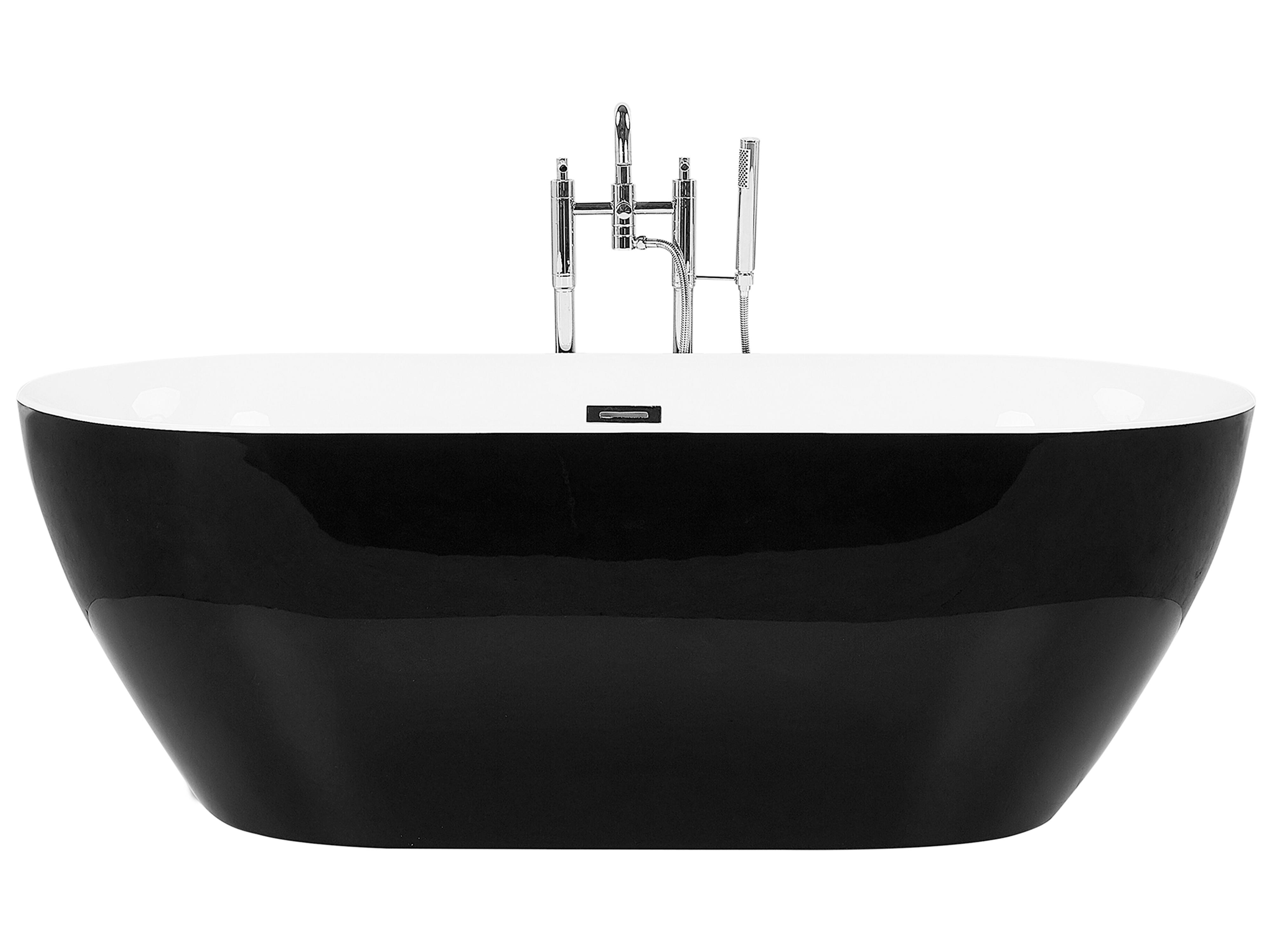Freestanding Bathtub CARRERA 1600 x 750 mm Black