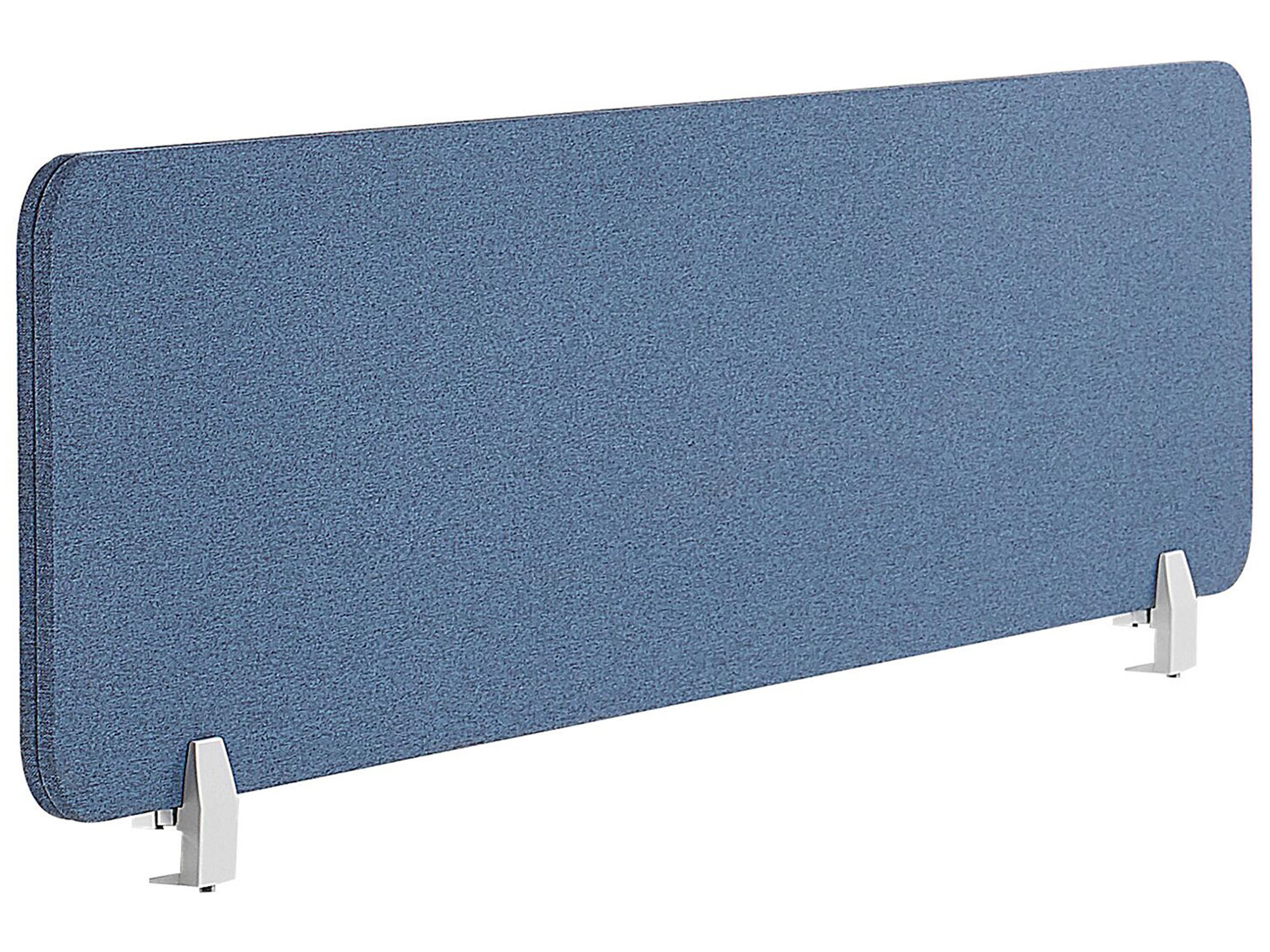 Desk Screen WALLY 160 x 40 cm Blue