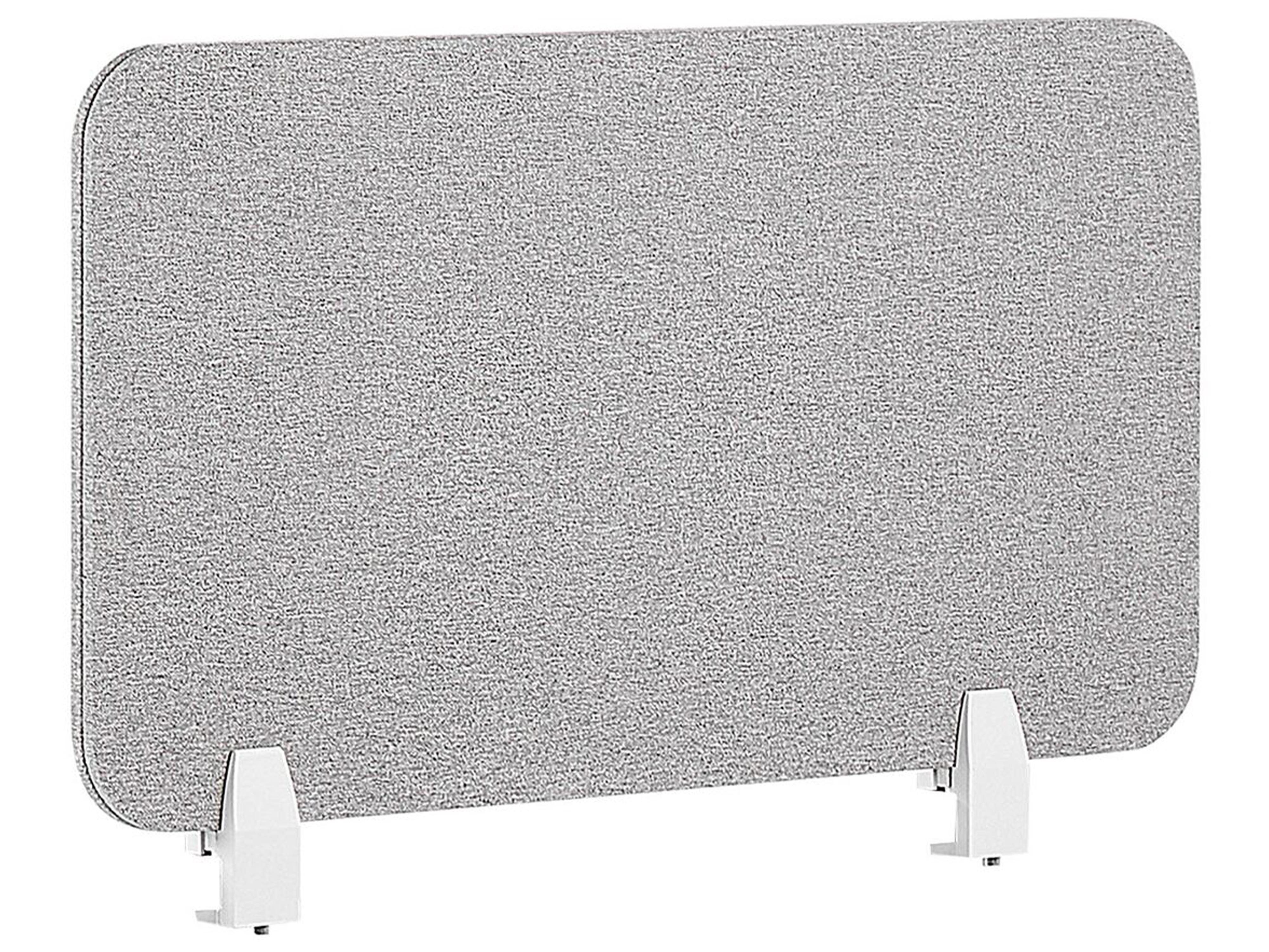 Desk Screen WALLY 72 x 40 cm Light Grey