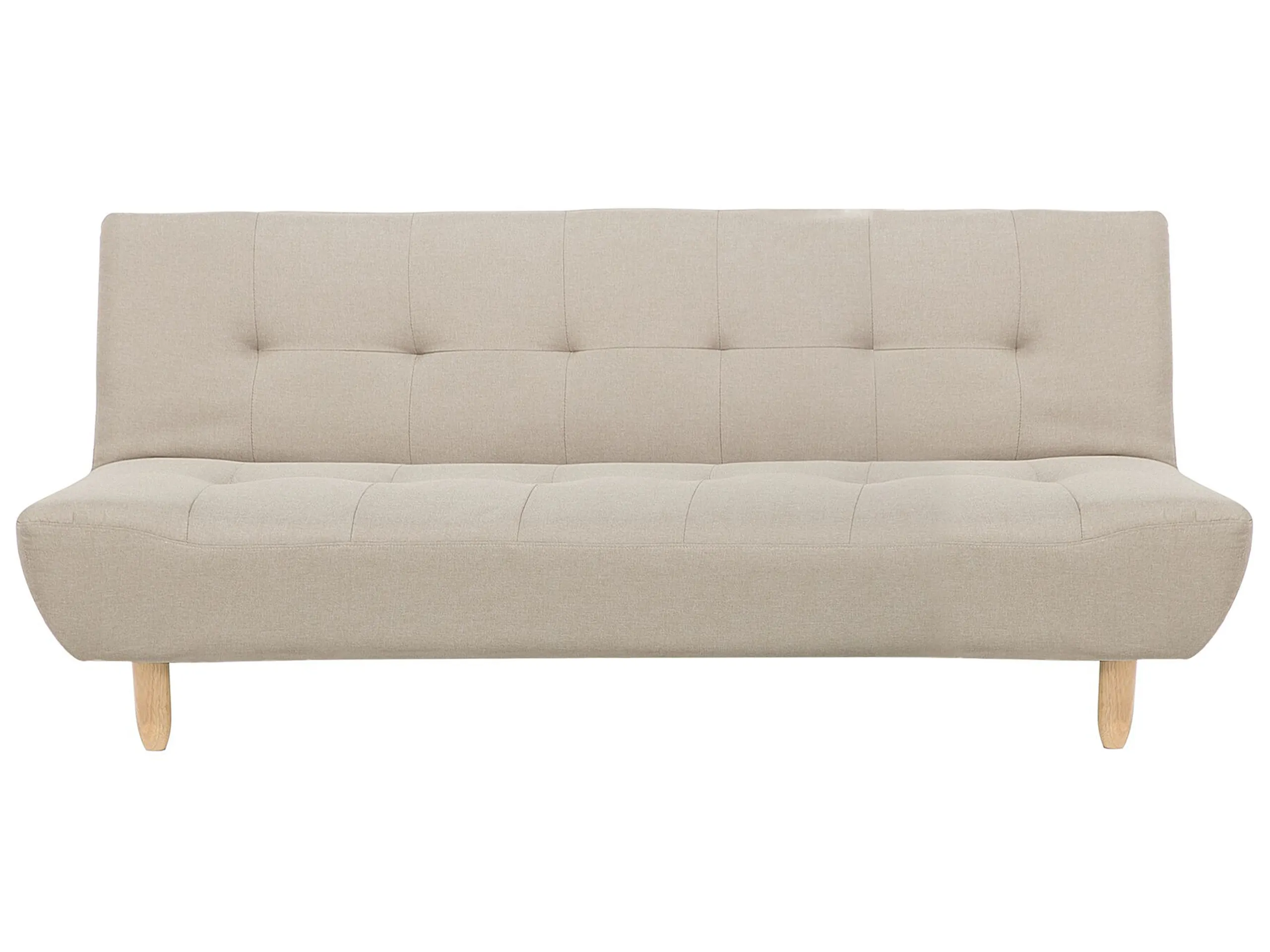Sofa Bed 3 Seater ALSTEN Fabric Beige