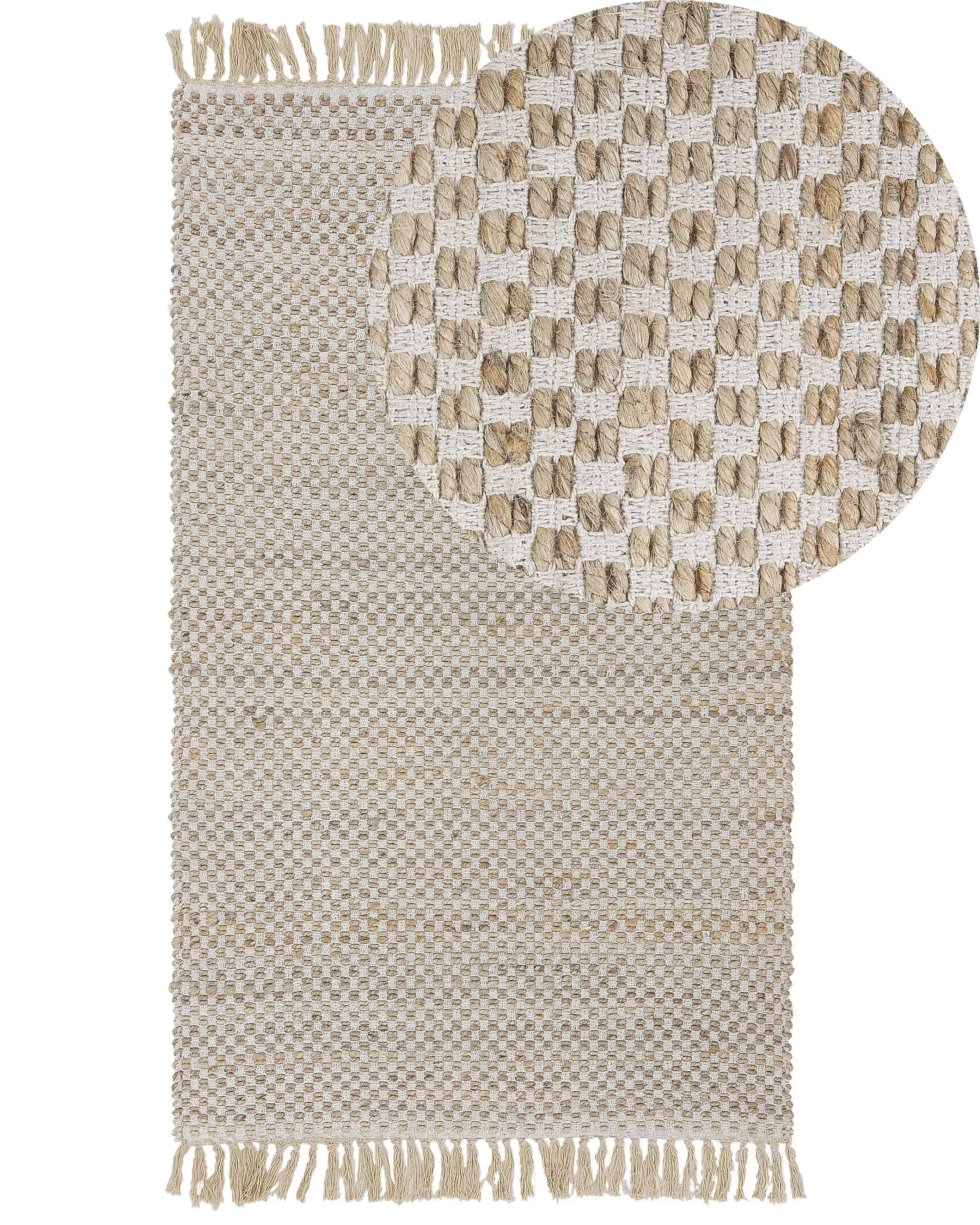 Rug ZERDALI Beige 80 x 150 cm Jute