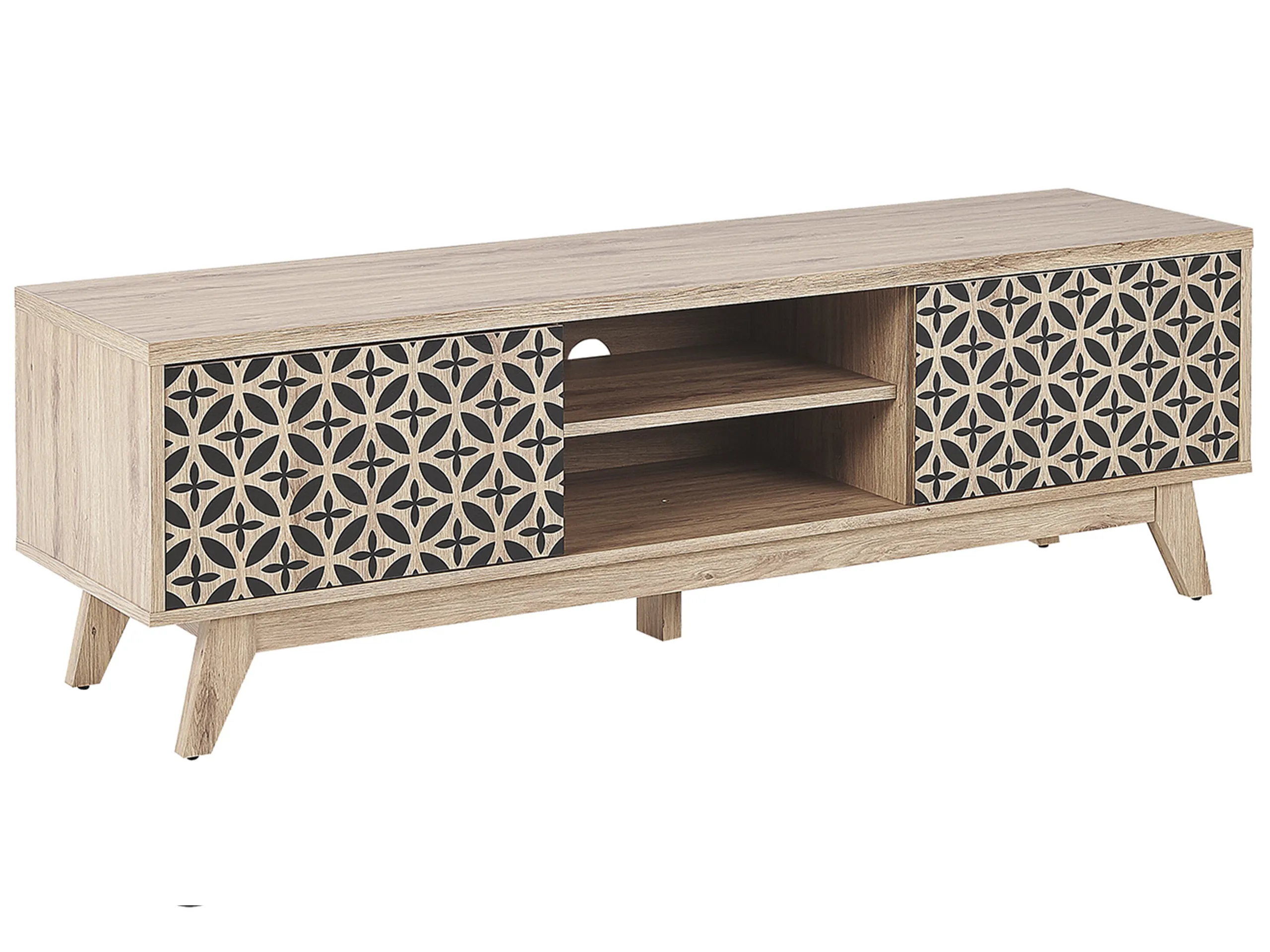 Mueble TV PRESCOT Marrón claro