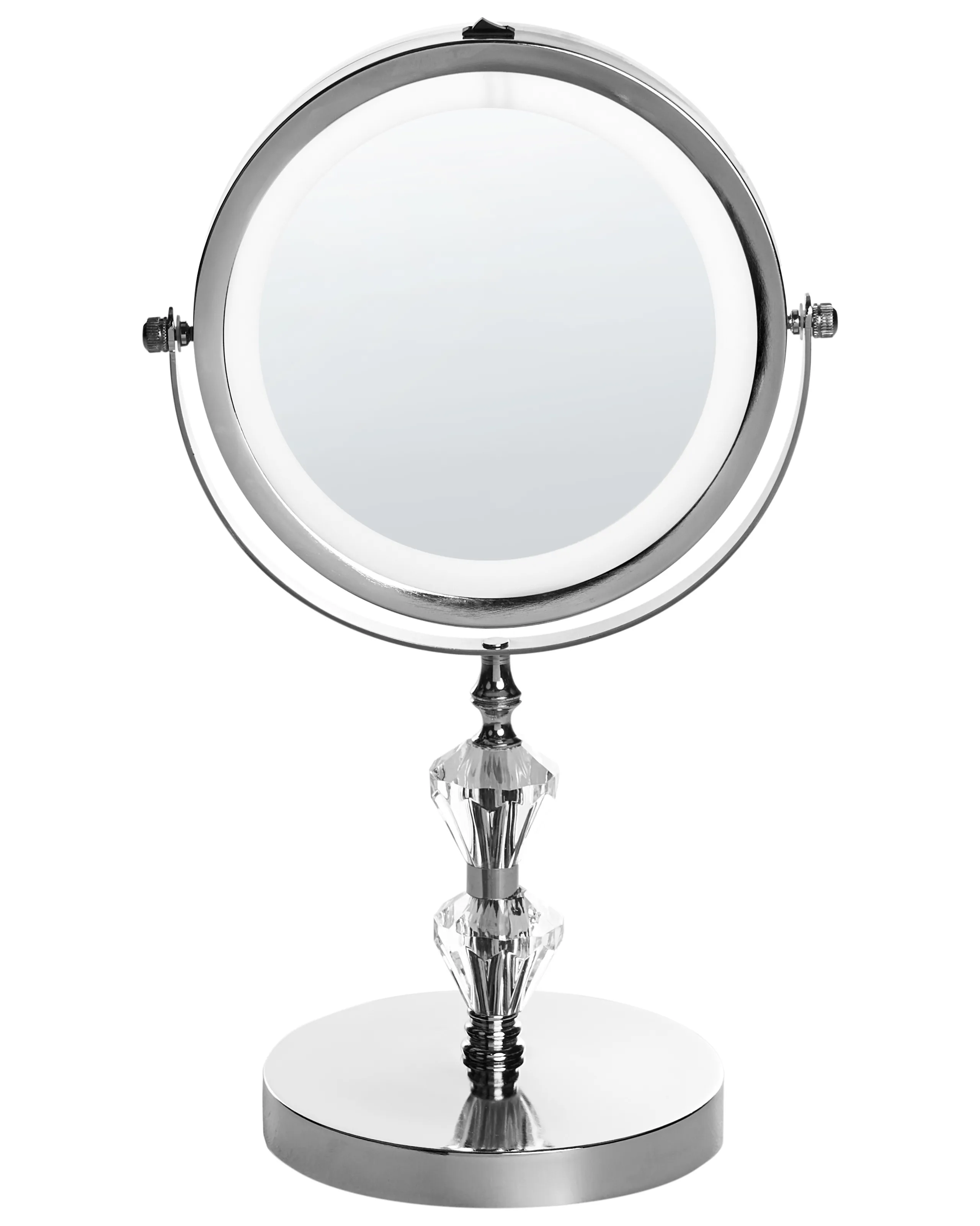 Espejo de maquillaje LED LAON Plateado