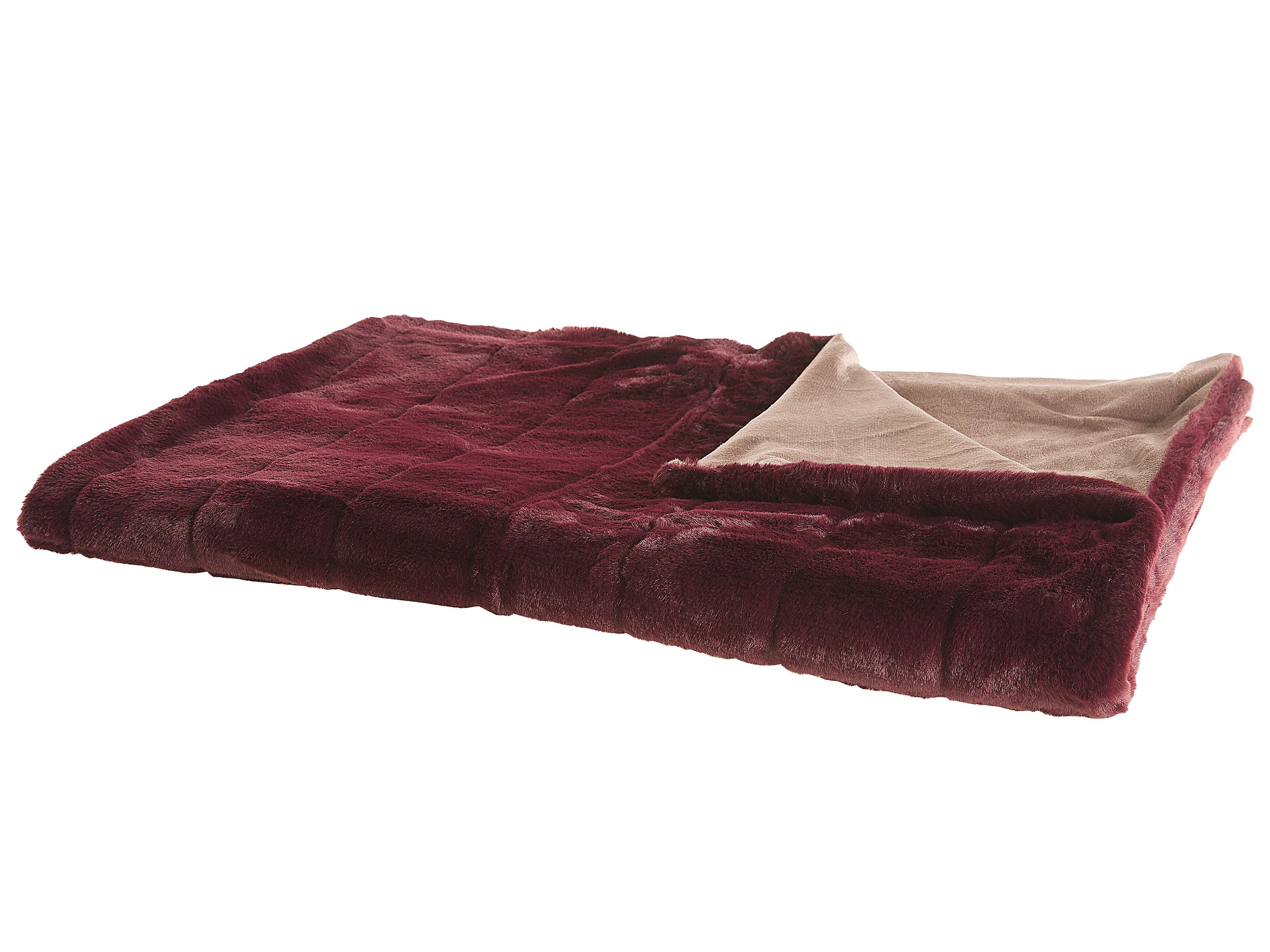 Manta TANTAN 180 x 220 cm Borgoña