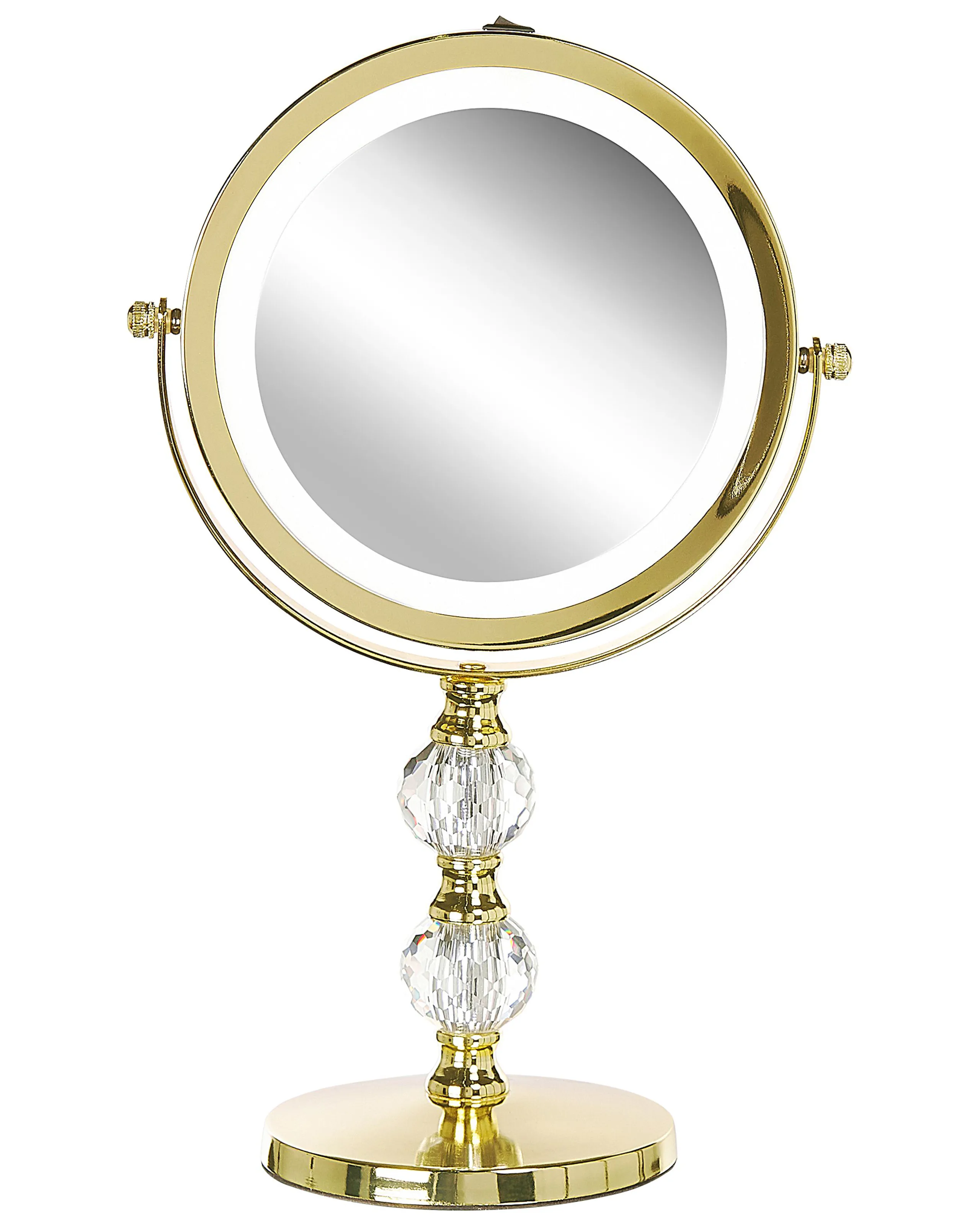 Espejo de maquillaje LED CLAIRA Dorado