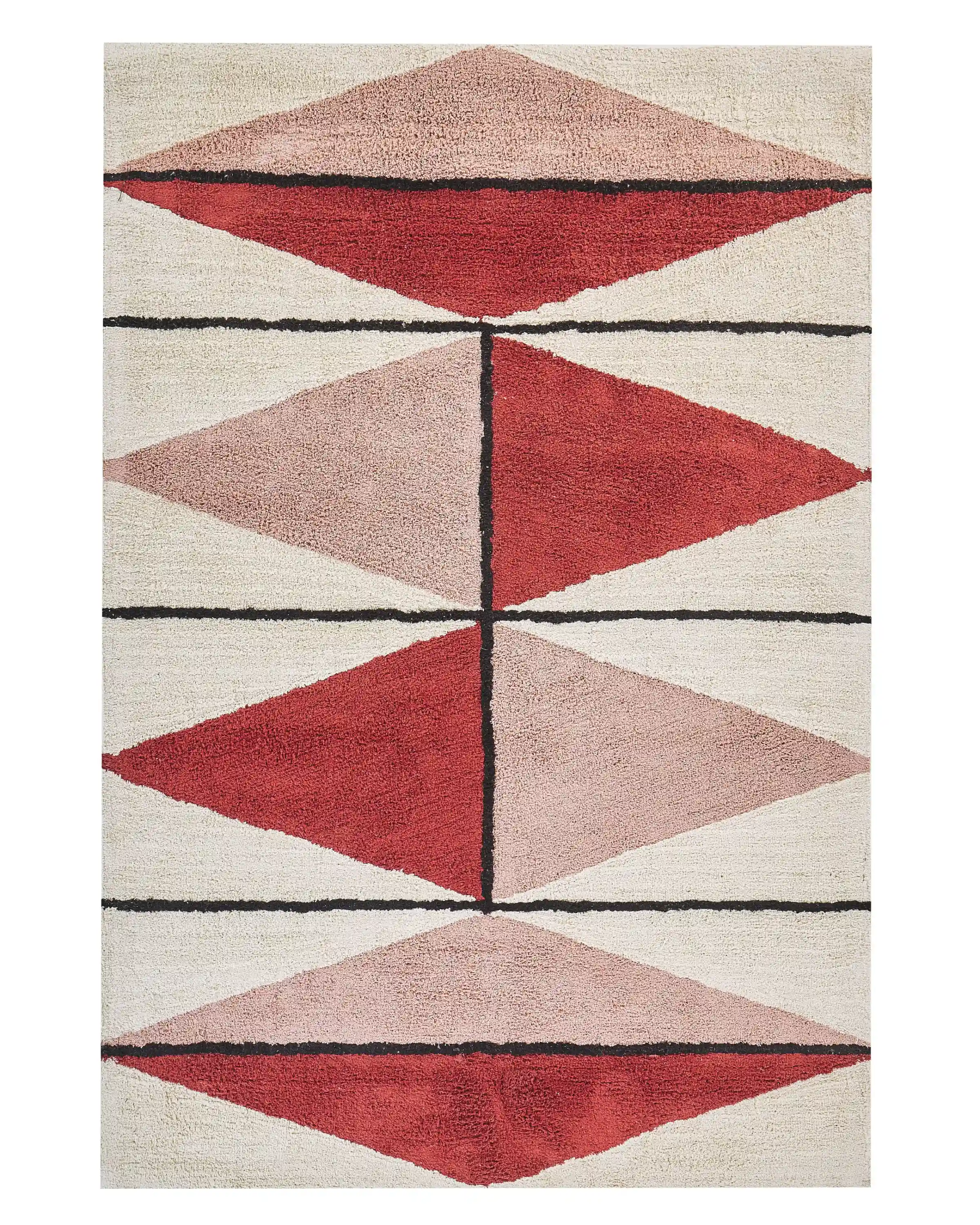 Rug PURNIA Multicolour 140 x 200 cm Cotton