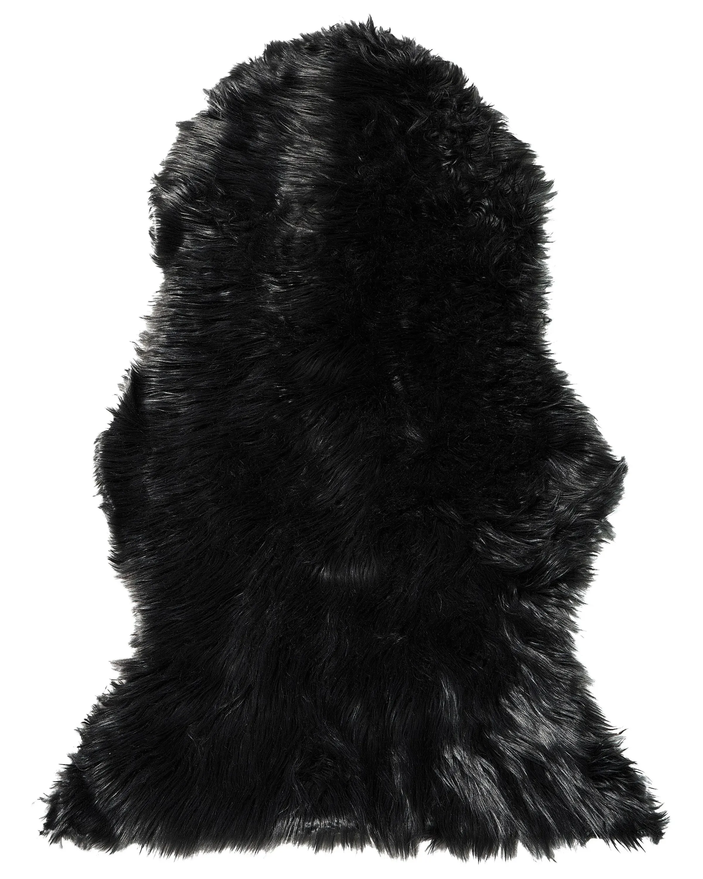Alfombra de pelo sintético MUNGO Negro 63 x 95 cm