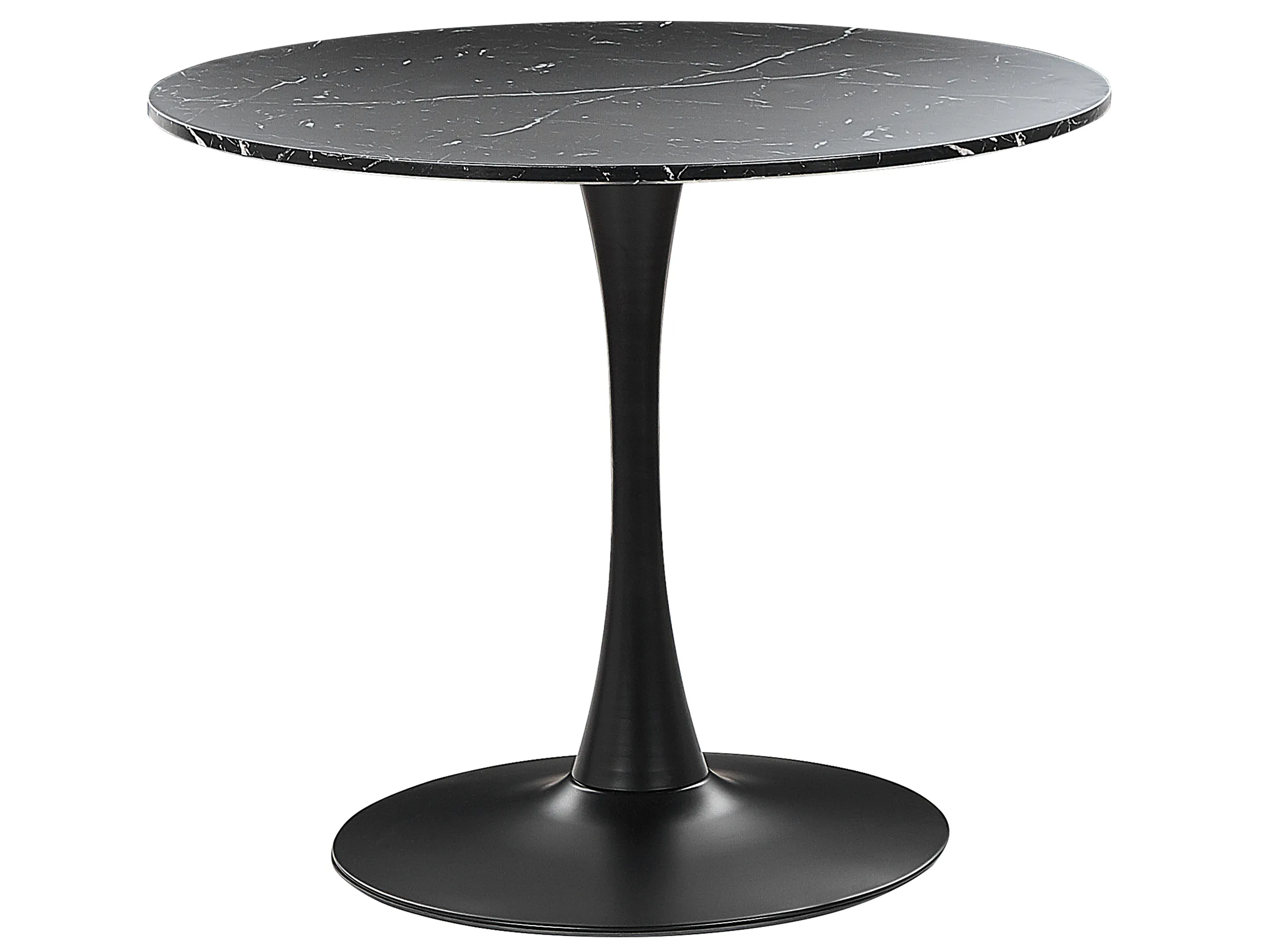 Mesa de comedor BOCA Mármol negro 90 cm 90 cm