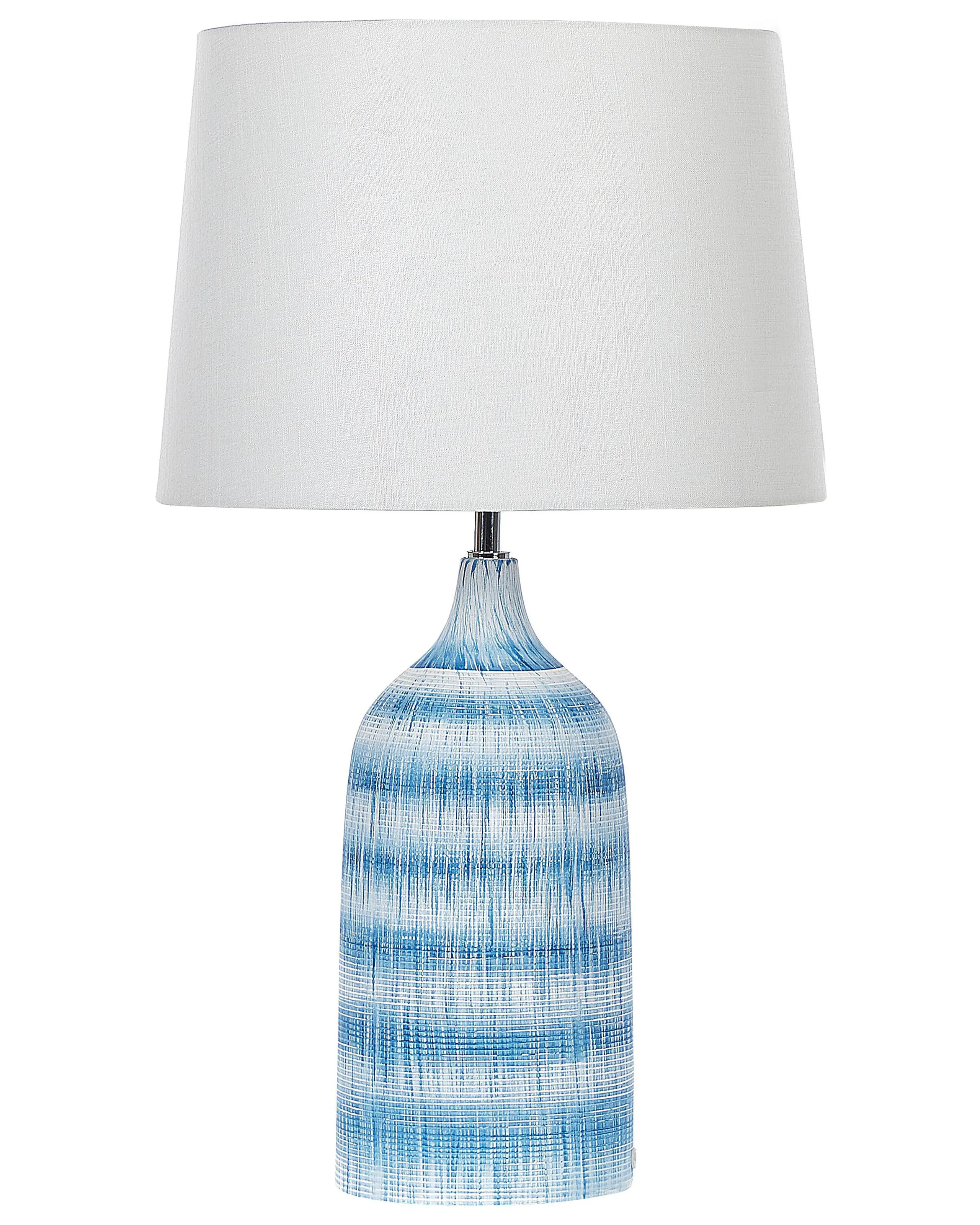 Lámpara de mesa GEORGINA Cerámica Azul