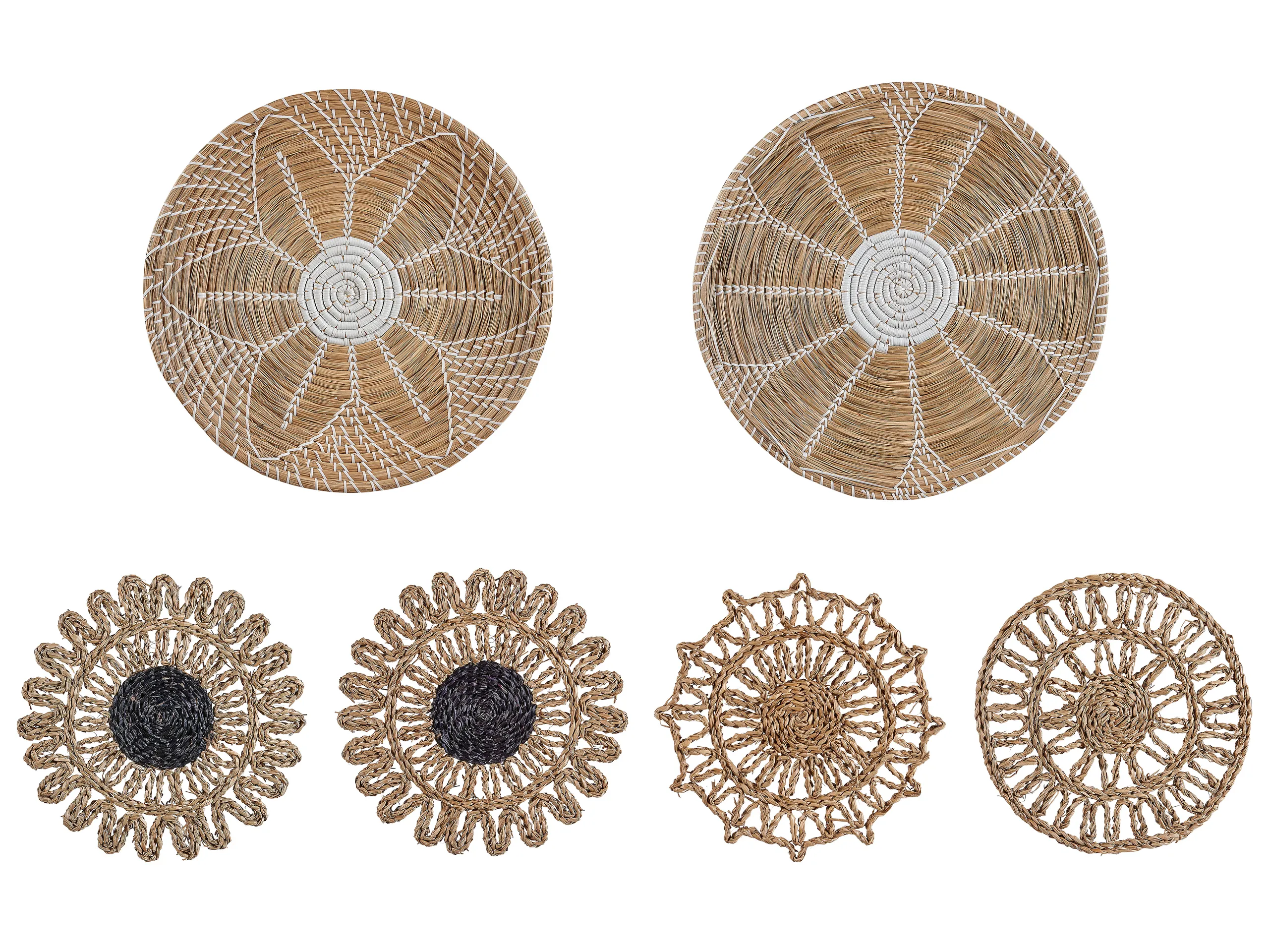 Conjunto de decoraciones colgantes PINTANO Algas marinas 50/35/36 cm Natural