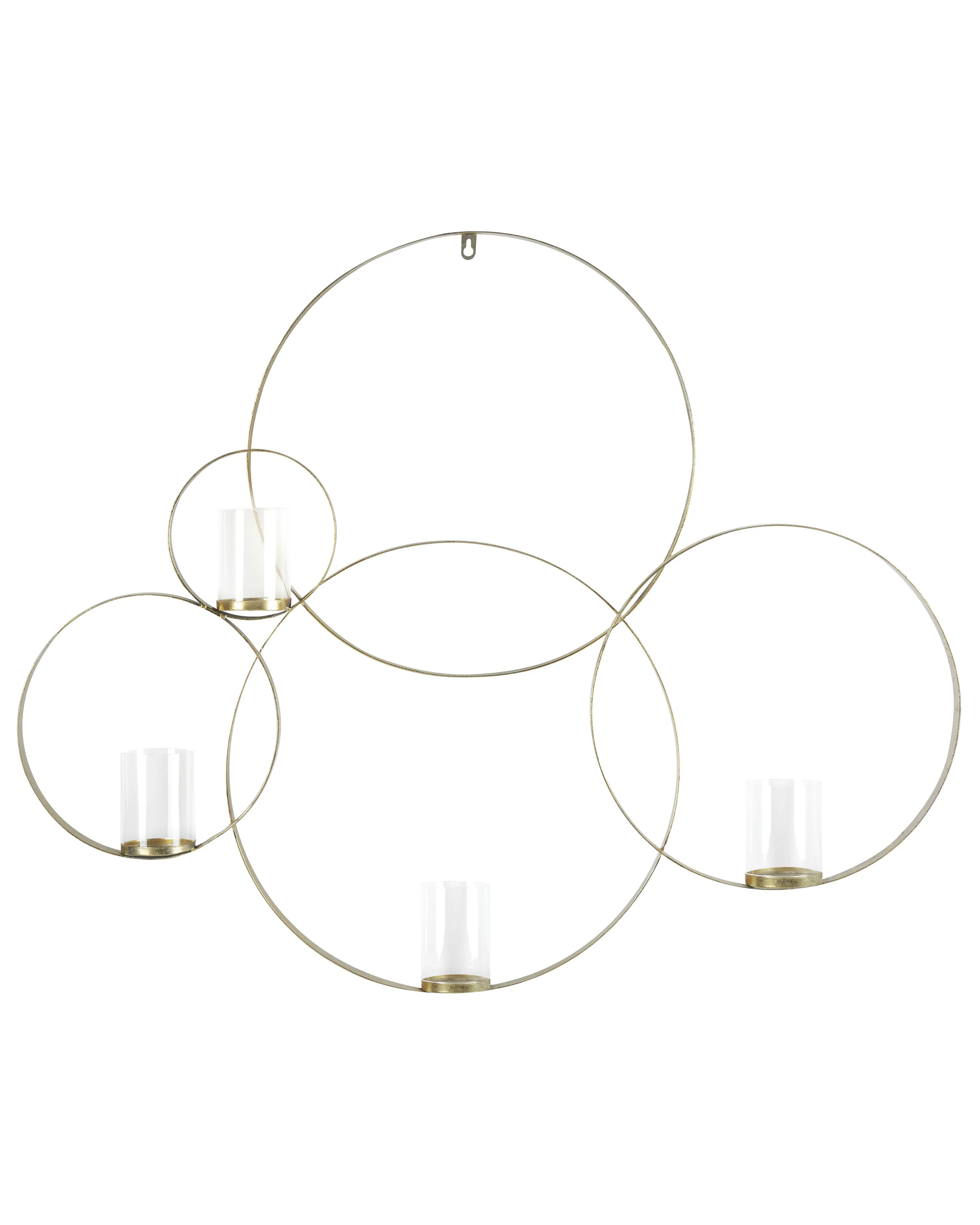 Wall Candle Holder BURU Metal 80 cm Gold