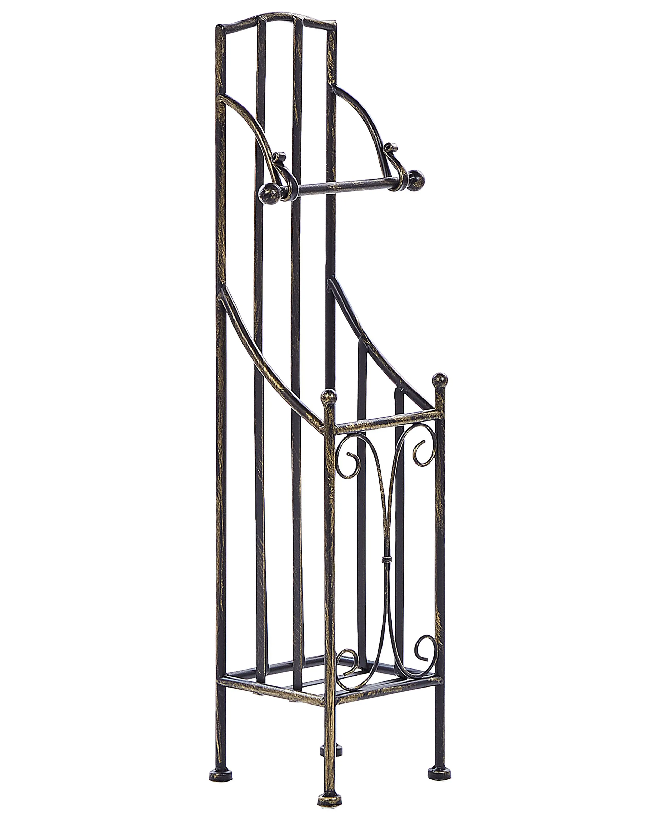 Portarrollos de baño BRISA Metal Negro