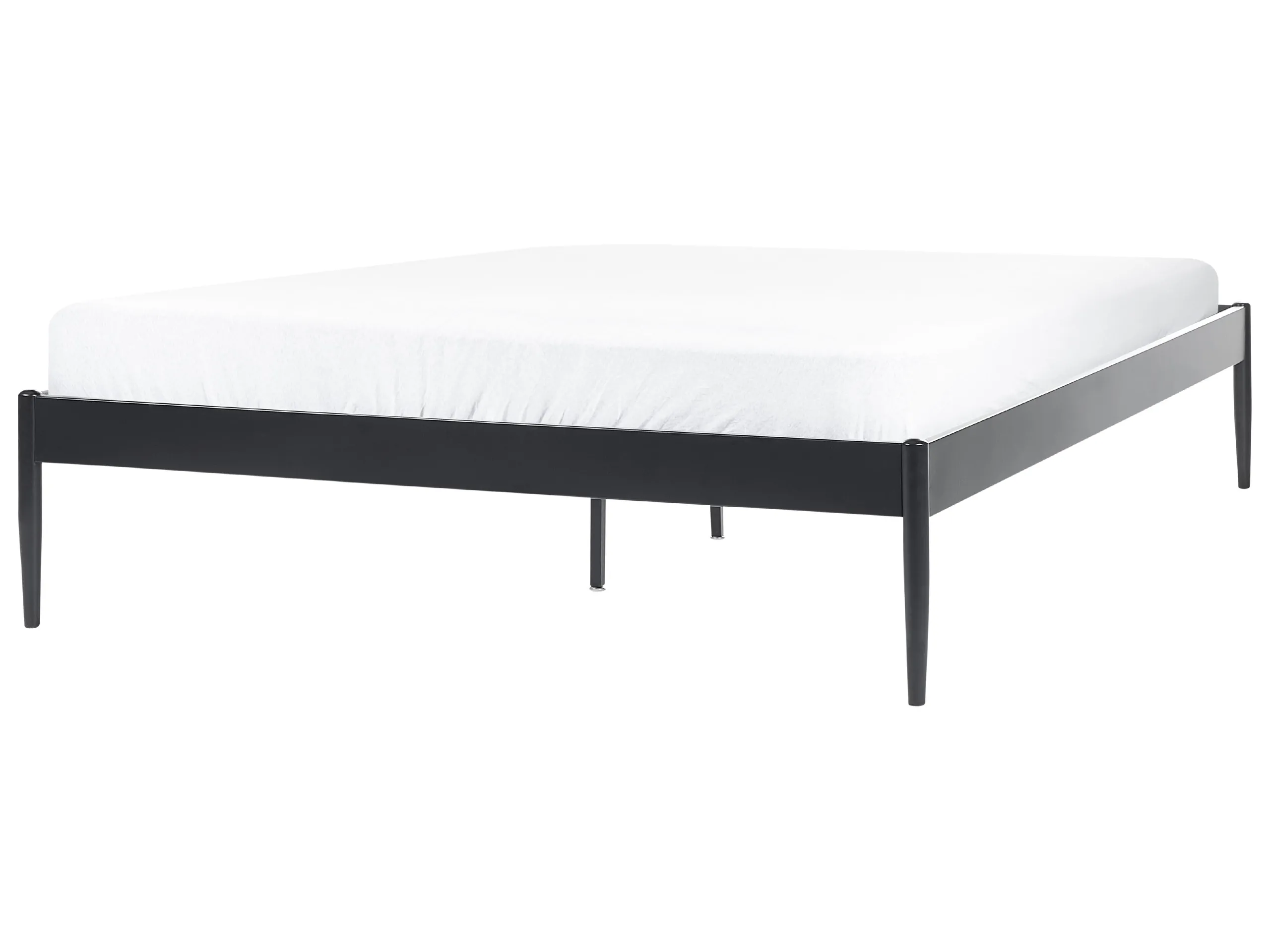Bed Metal VAURS 160 x 200 cm (EU King Size) Black