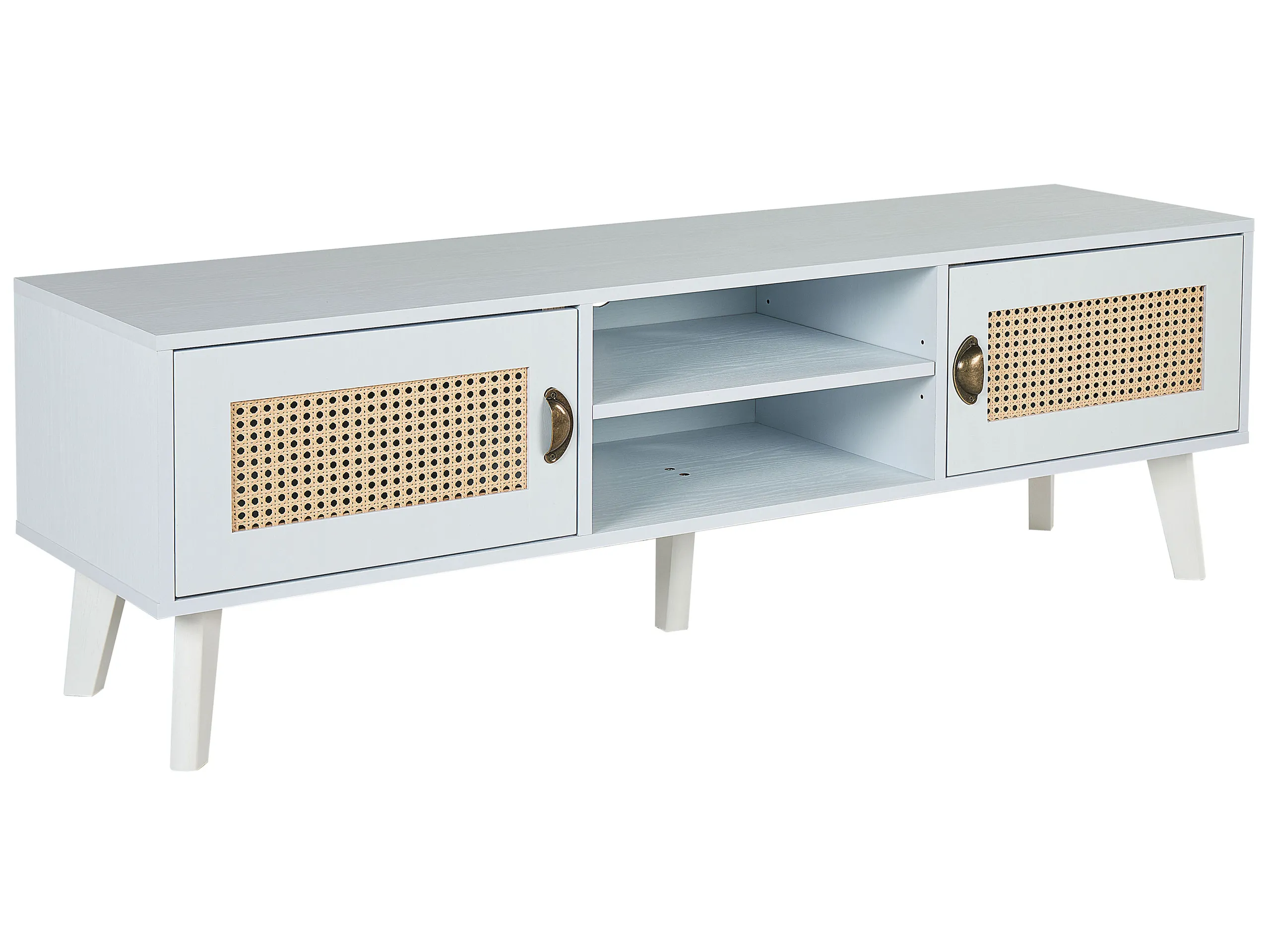 Mueble TV PARTON Blanco crema