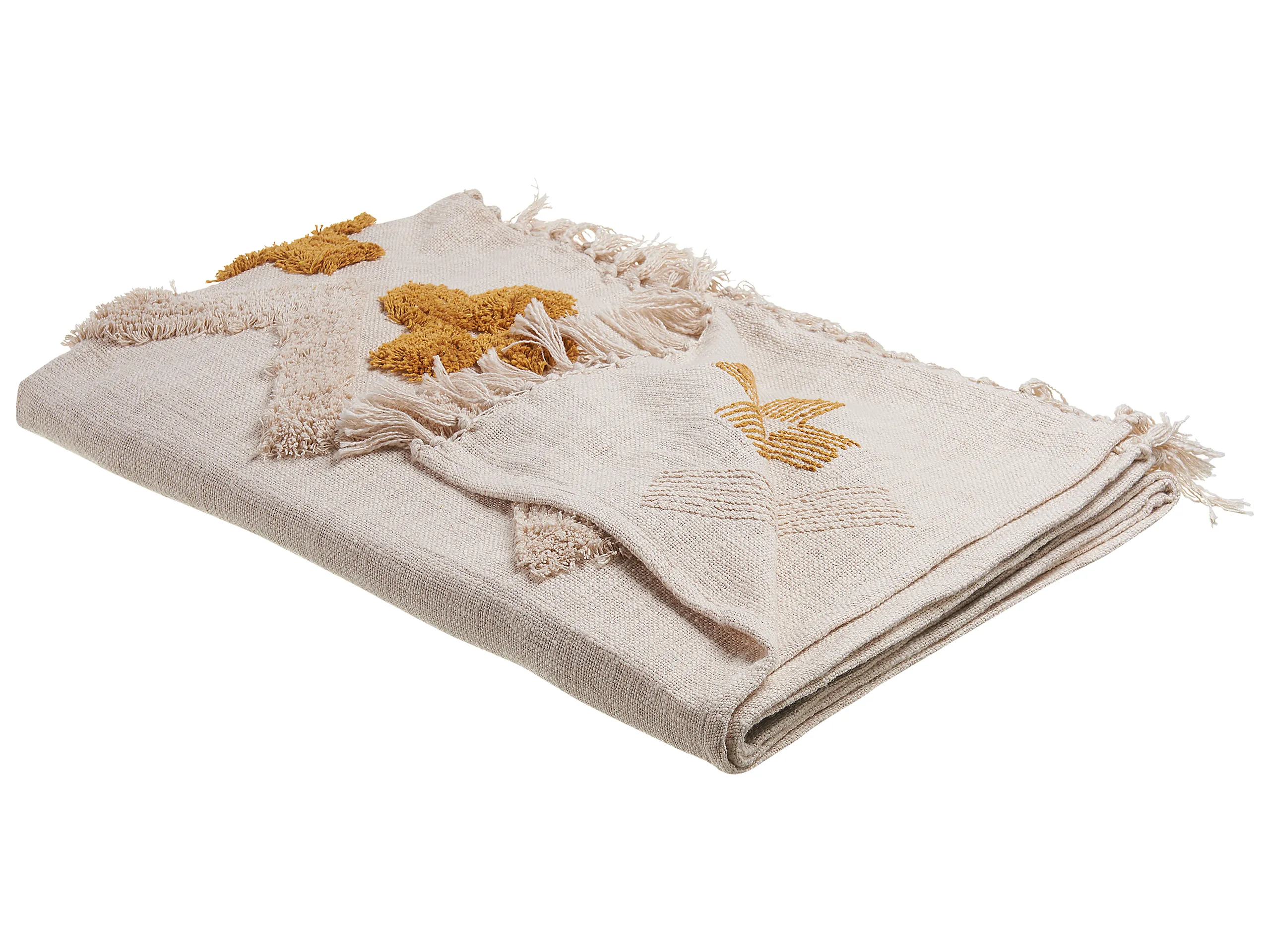 Manta ADONI Algodón 130 x 180 cm Beige