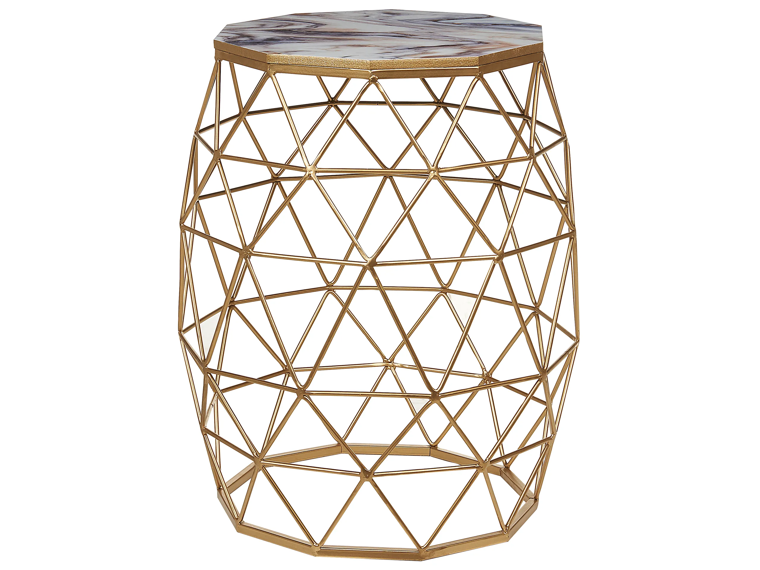 Side Table HALSEY Gold