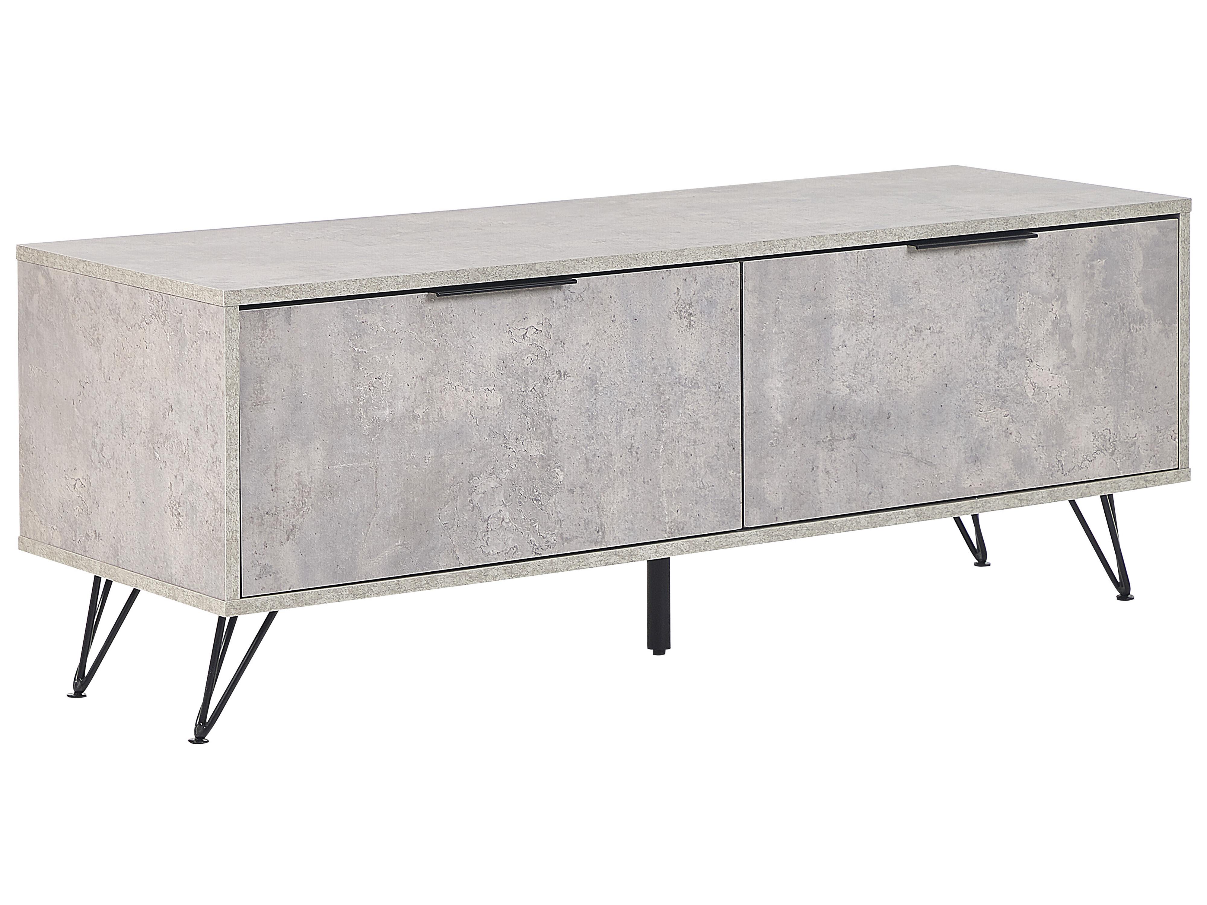 Mueble TV HALSTON Gris efecto hormigón