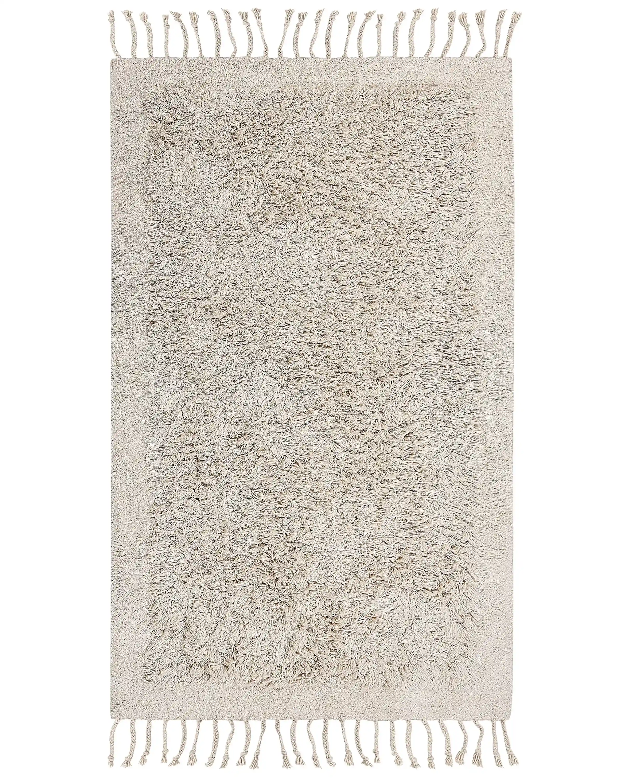 Rug BITLIS Light Beige 80 x 150 cm Cotton