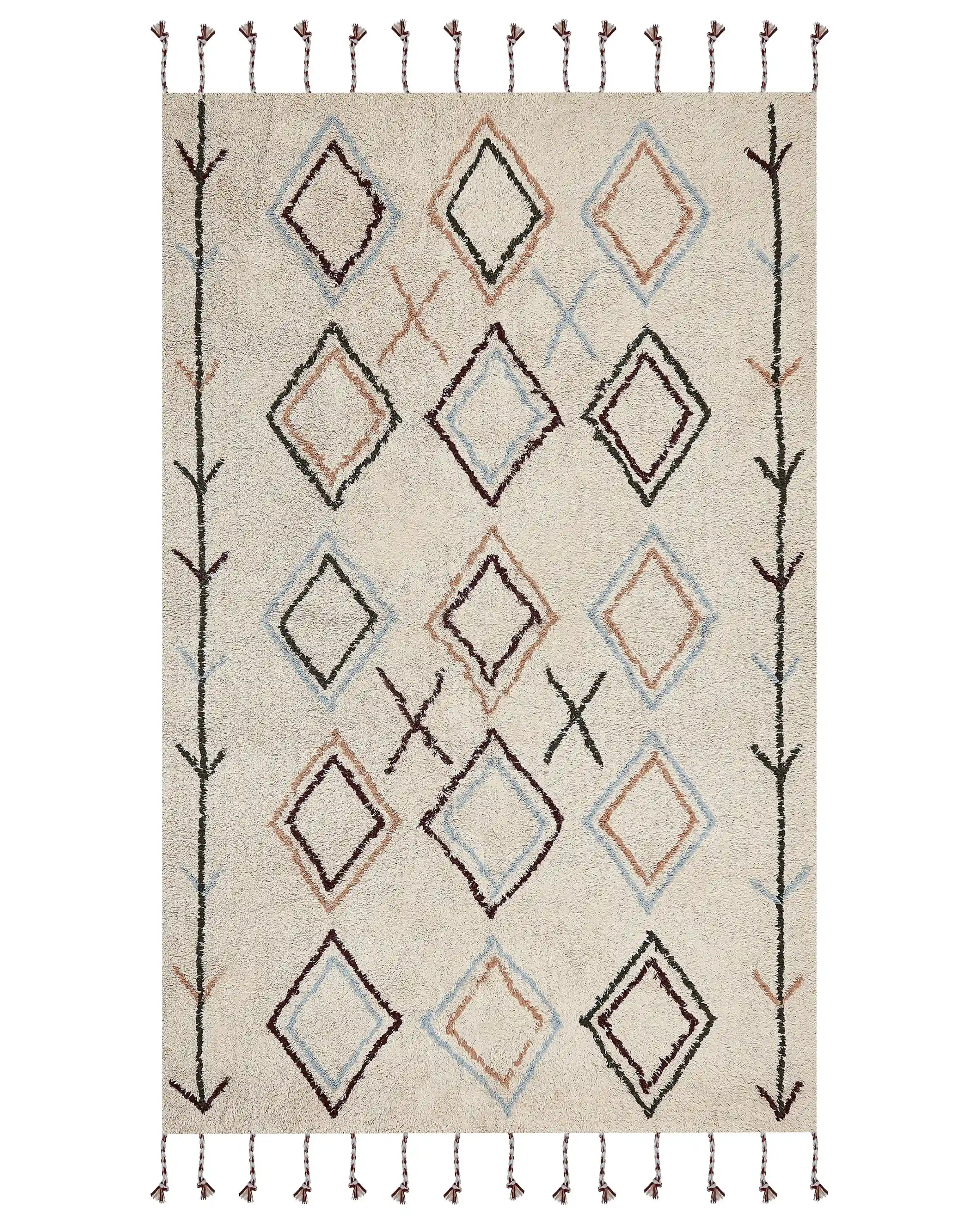 Rug CORUM Beige 160 x 230 cm Cotton